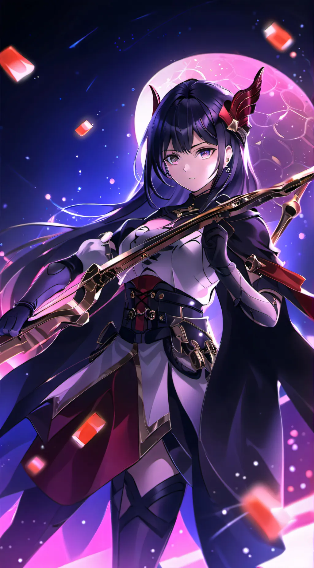 ai character: Raiden shogun  background