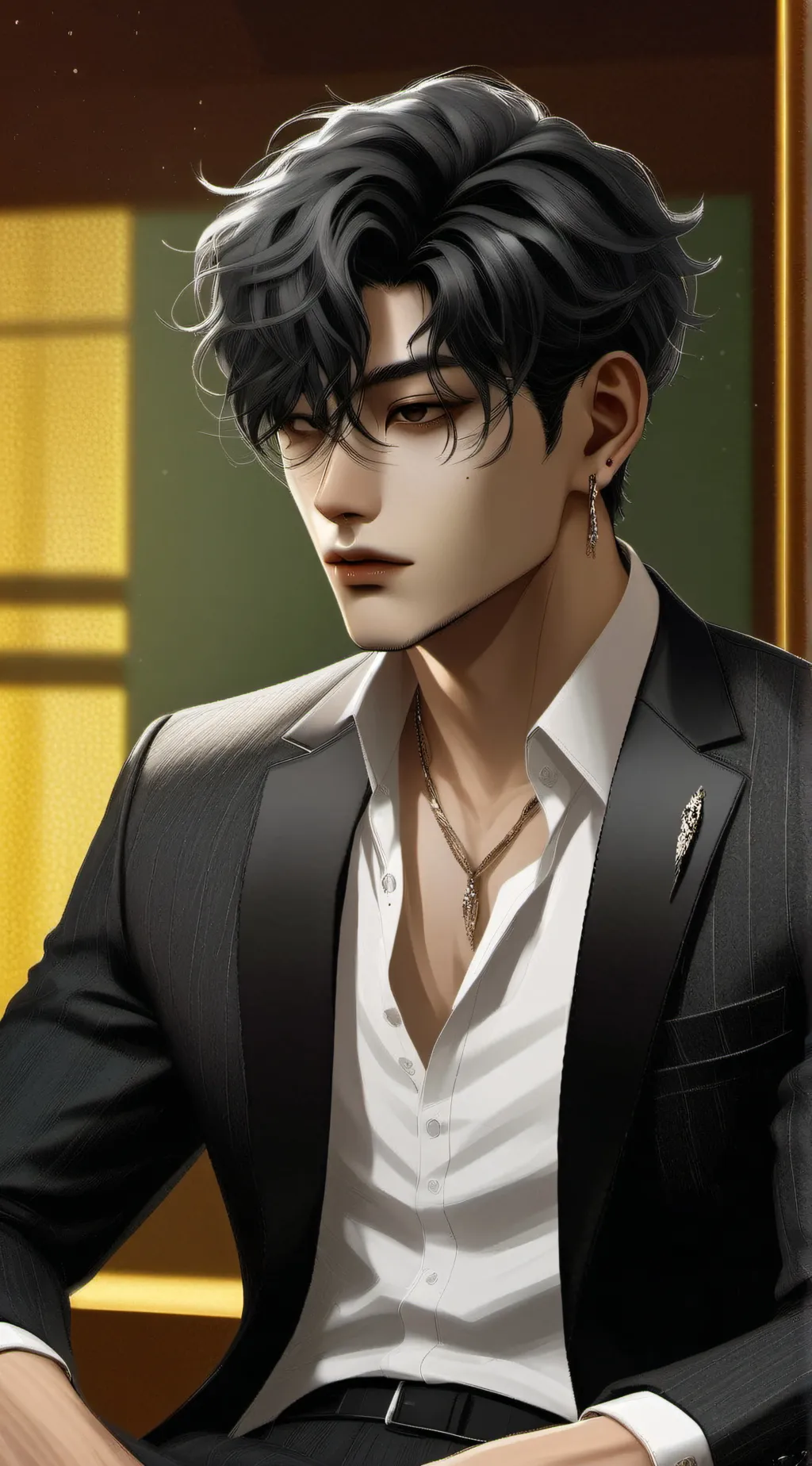 ai character: Leo background