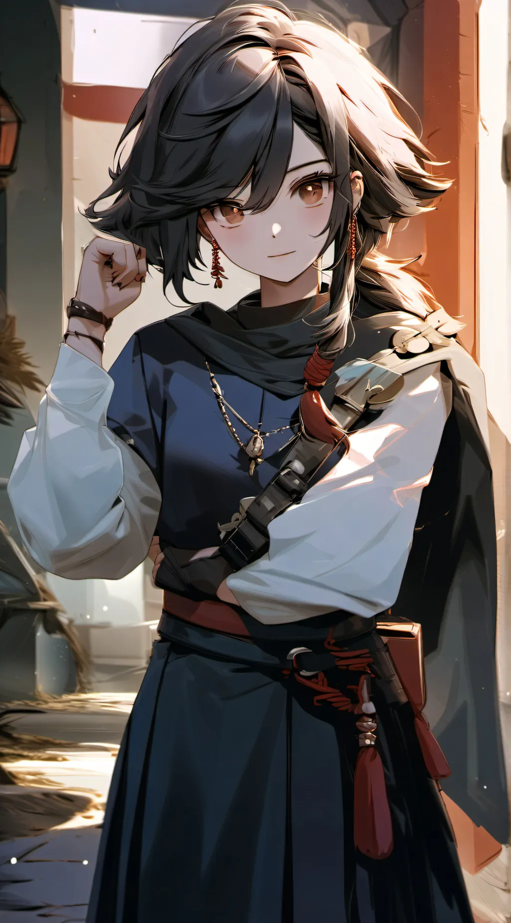 ai character: giyu tomioka background