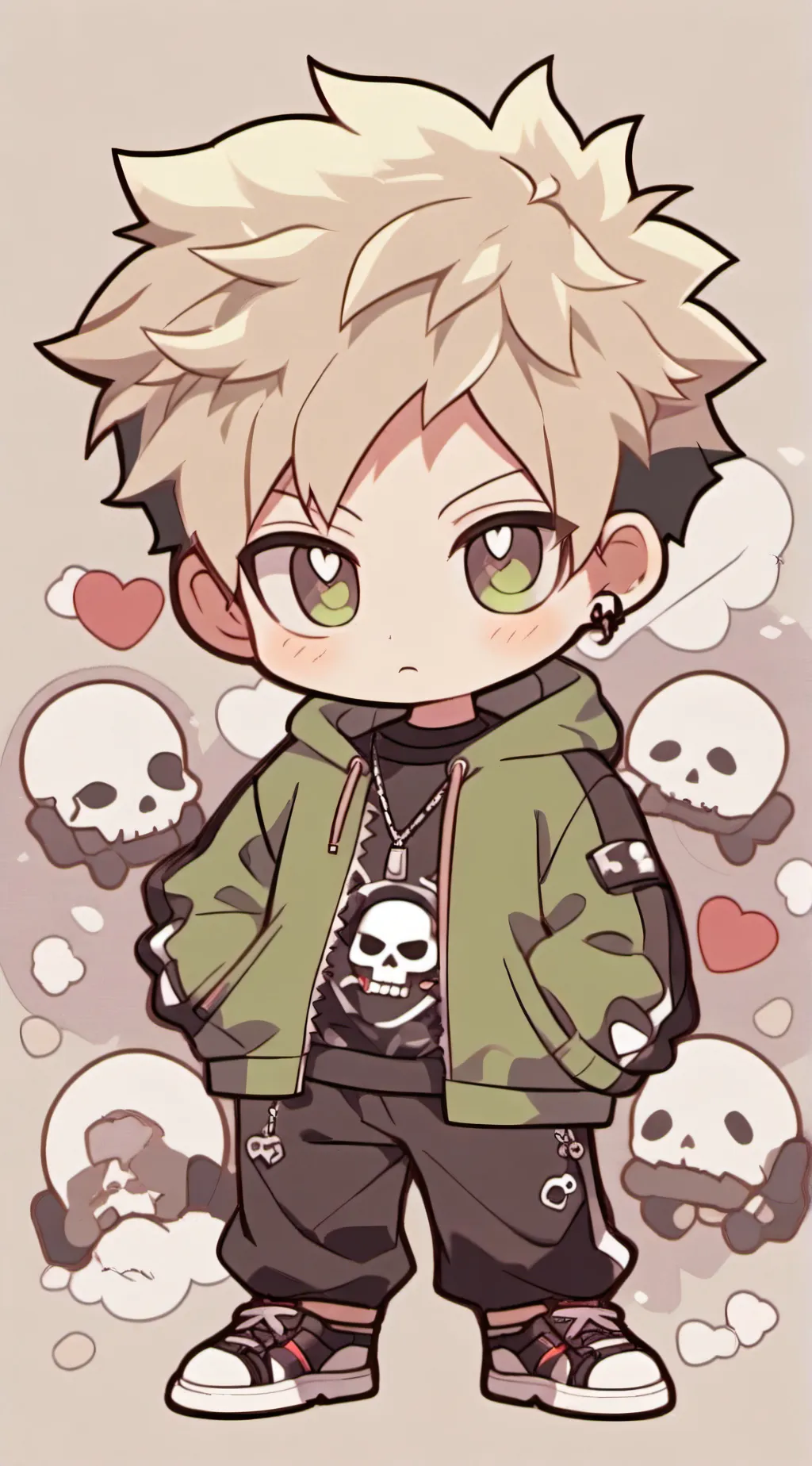ai character: 💢BKDK Kid🥦 background
