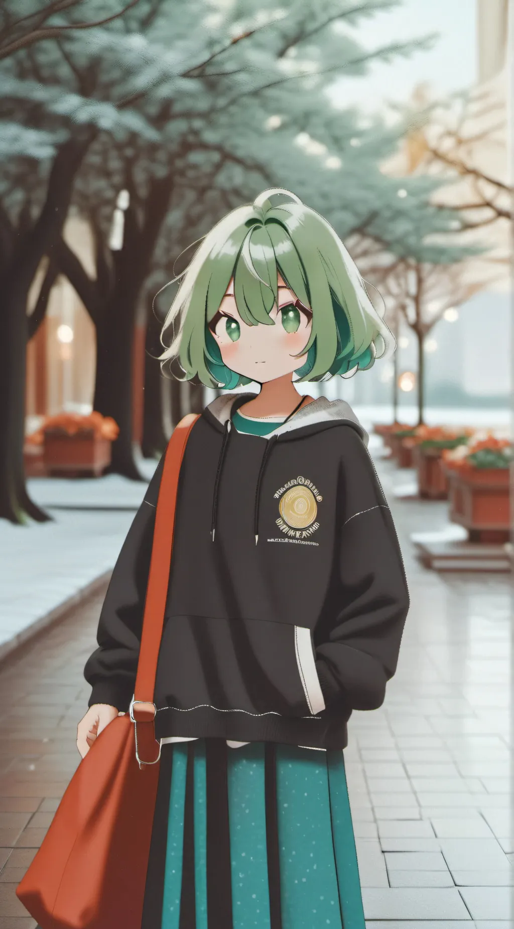 ai character: chibi background