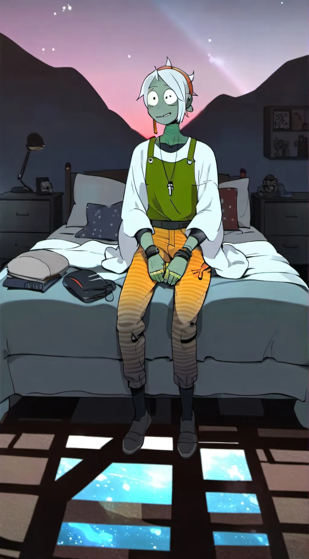 ai character: ∆Korvo∆ background