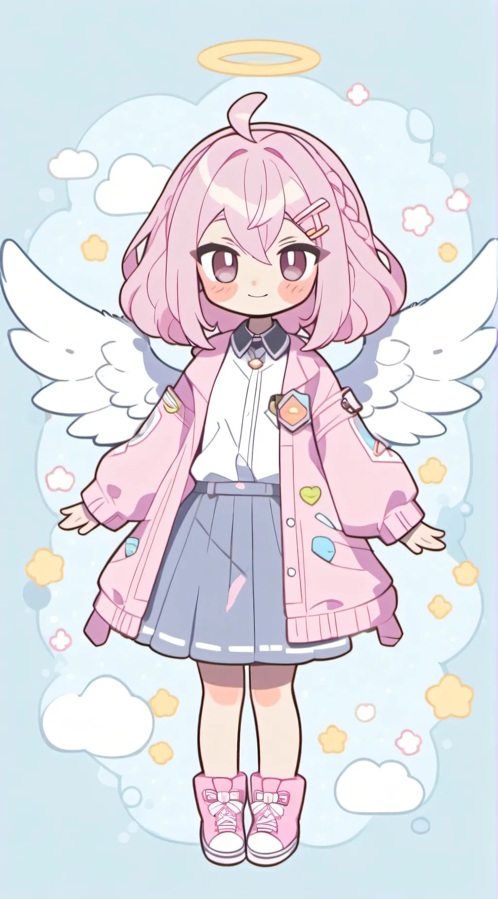 ai character: Sunny X misty background