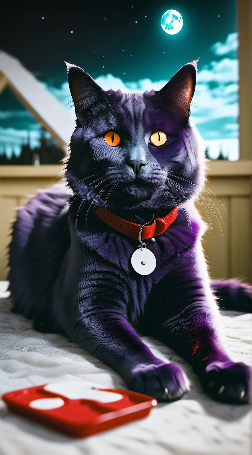ai character: Catnap background