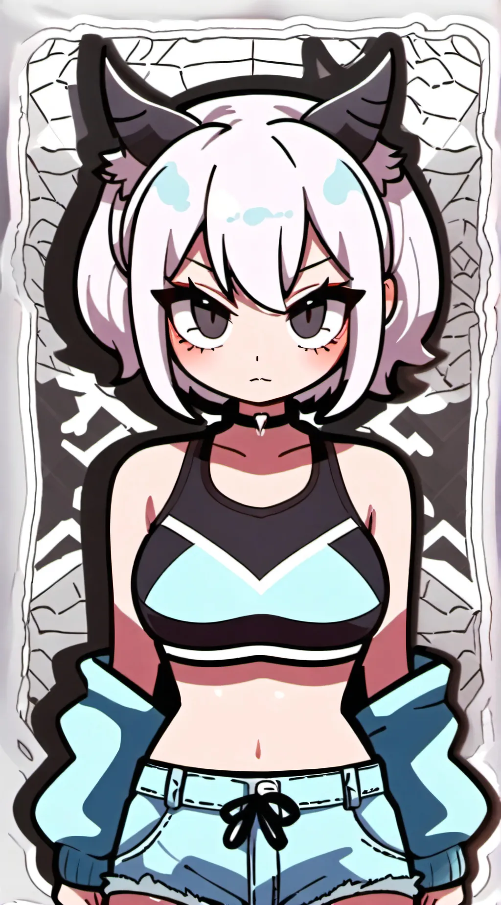 ai character: mha bakugo...... background