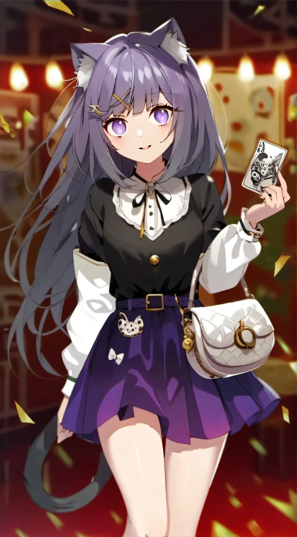 ai character: Crystal background