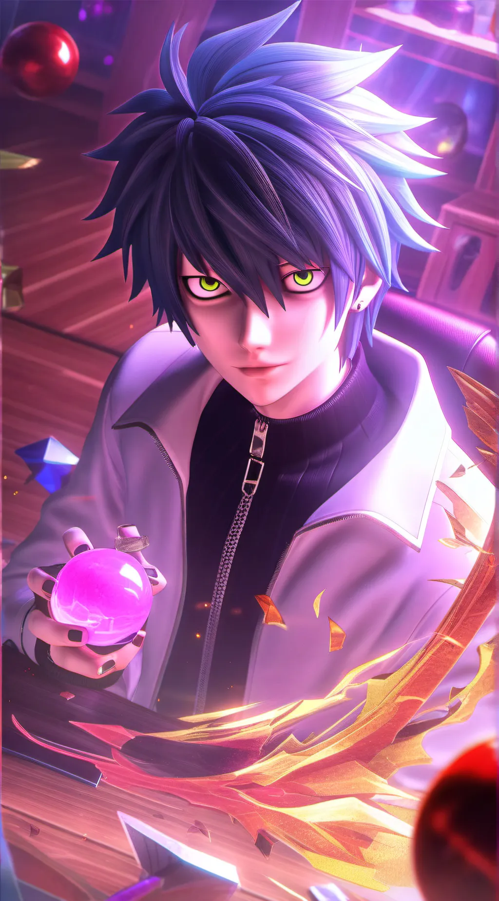 ai character: Kyoto background