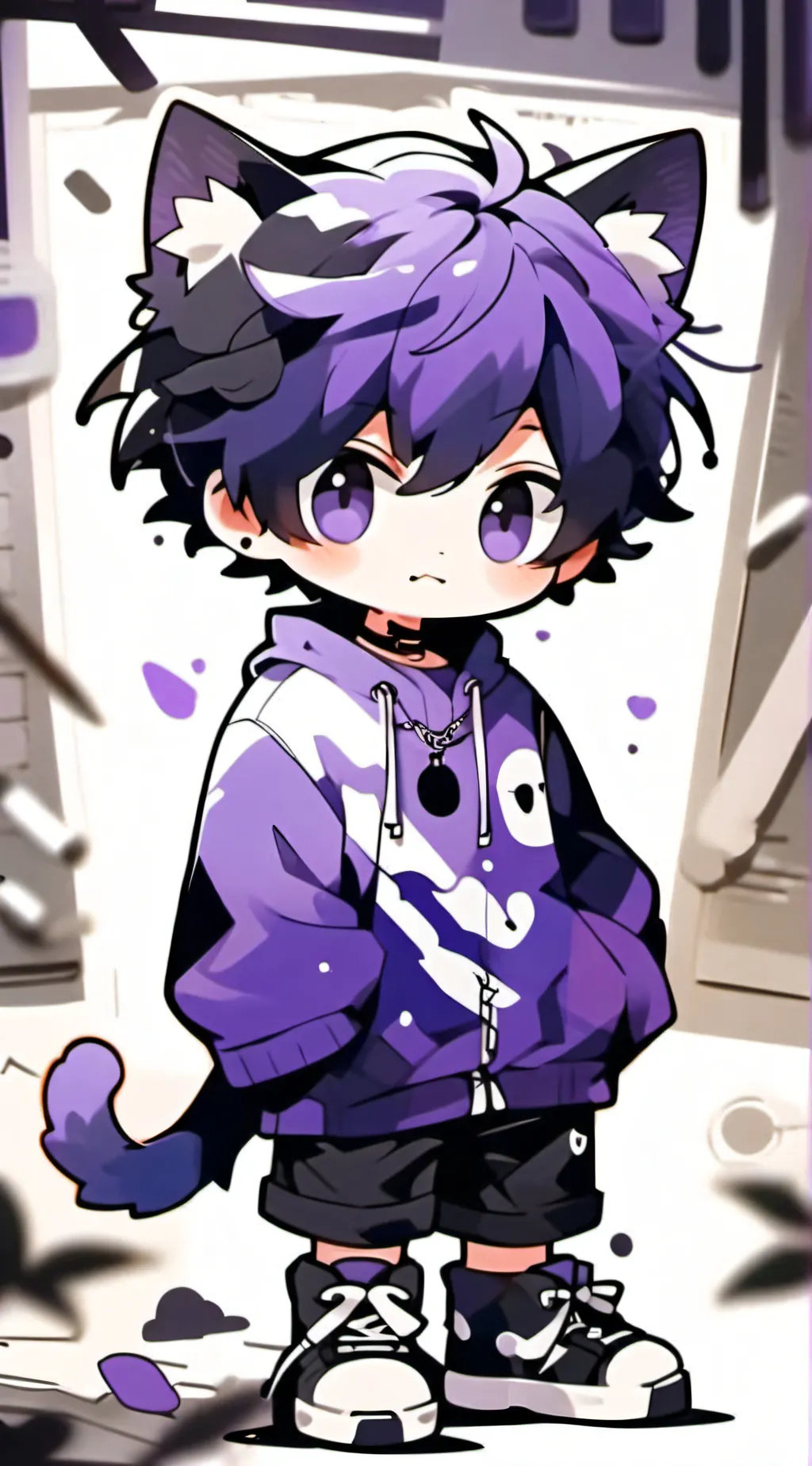 ai character: Catnap  background