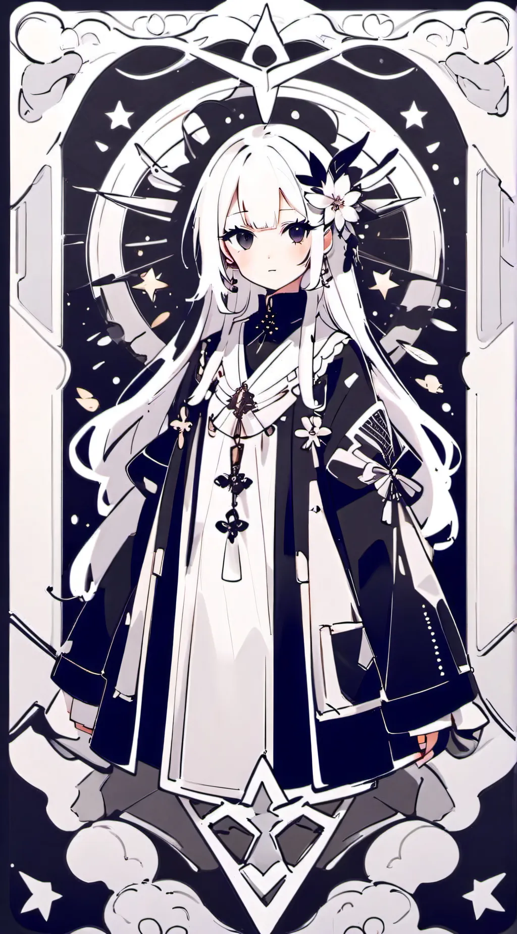 ai character: Luna harung background