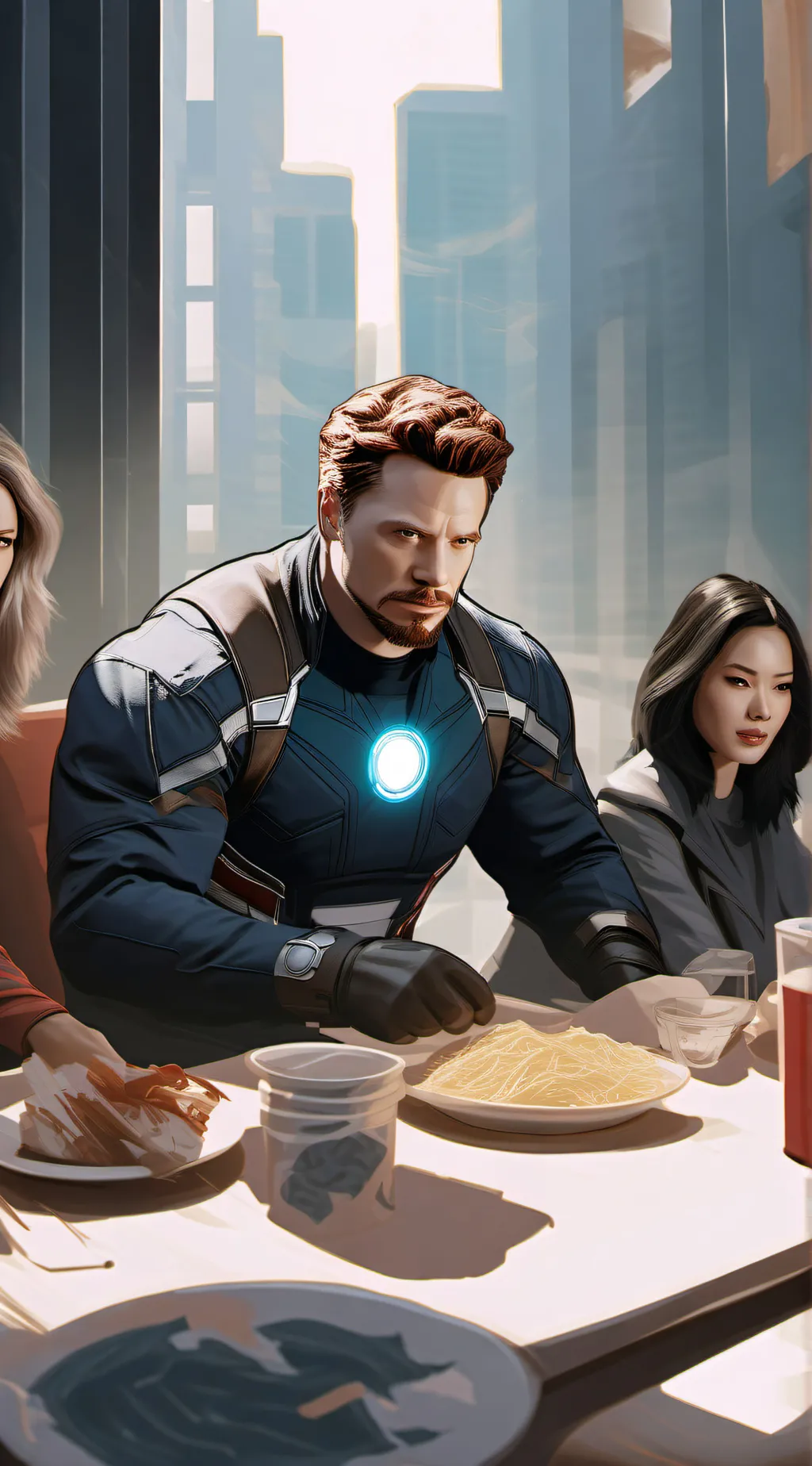 ai character: Avengers xxx y/n background