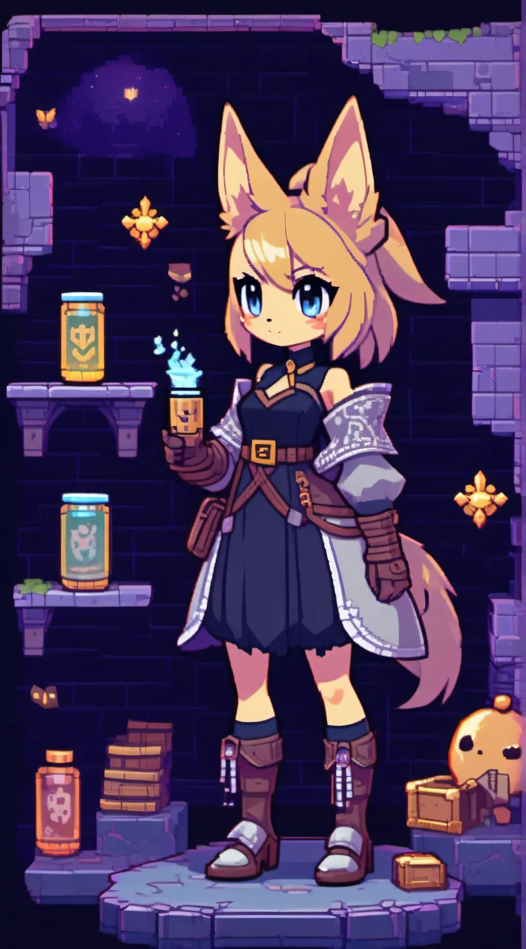 ai character: Tippsie  background
