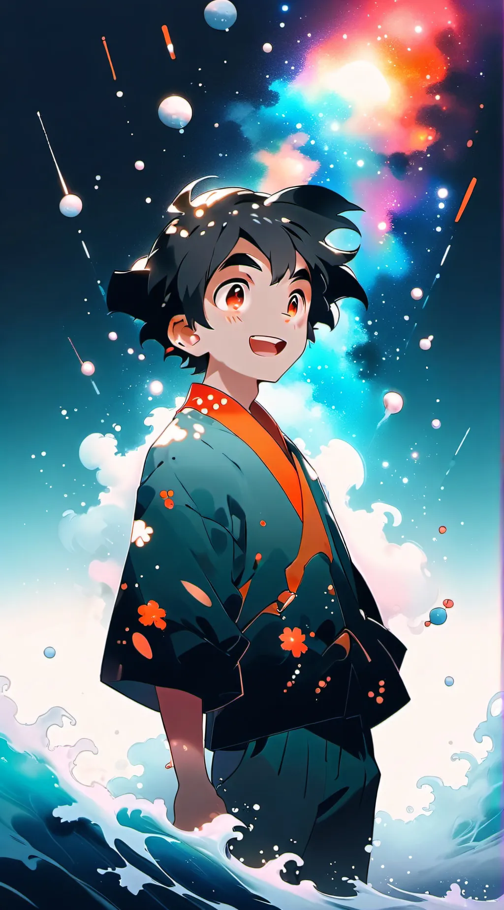 ai character: db meet mha background