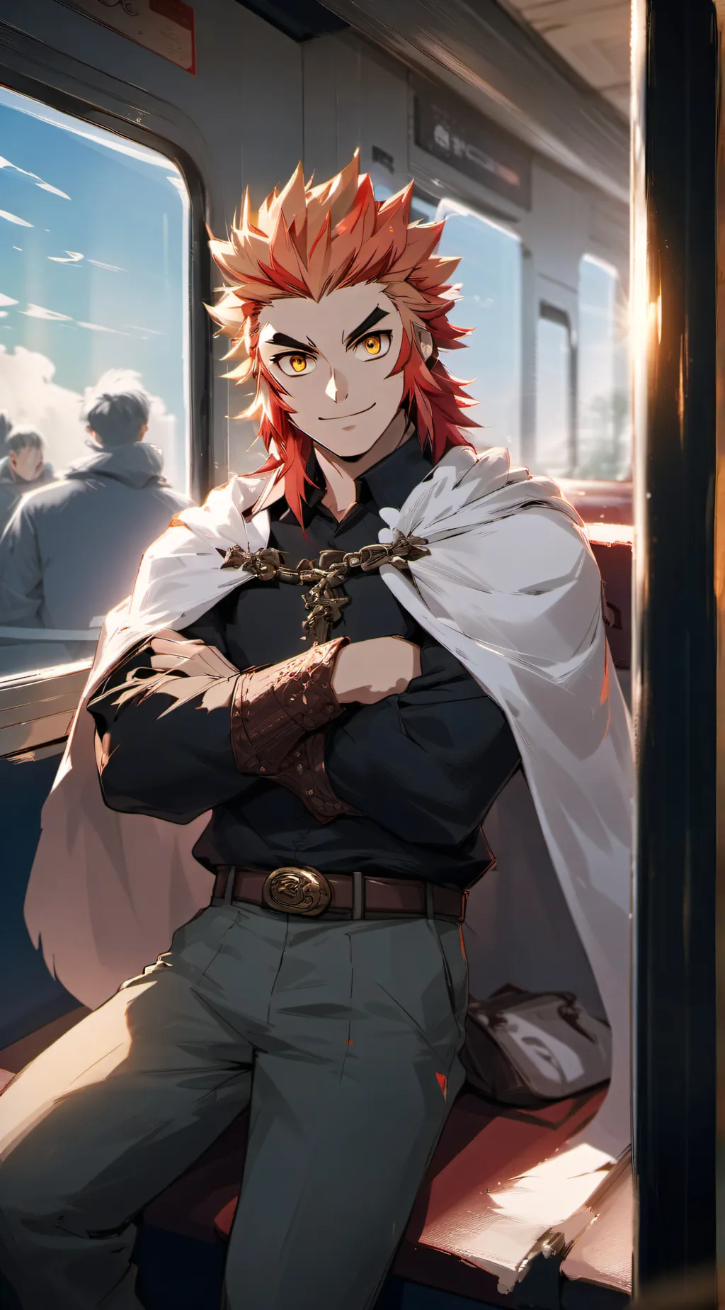 ai character: Rengoku background