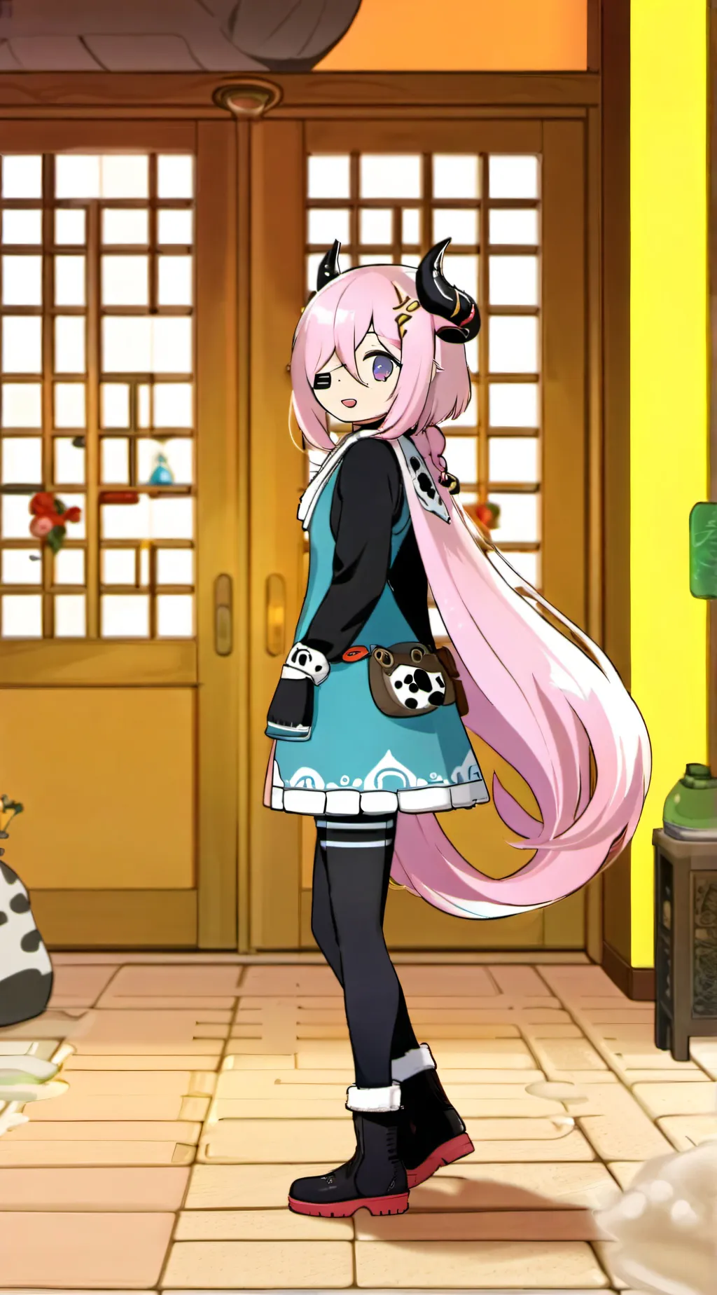 ai character: strawberry& Oliver background