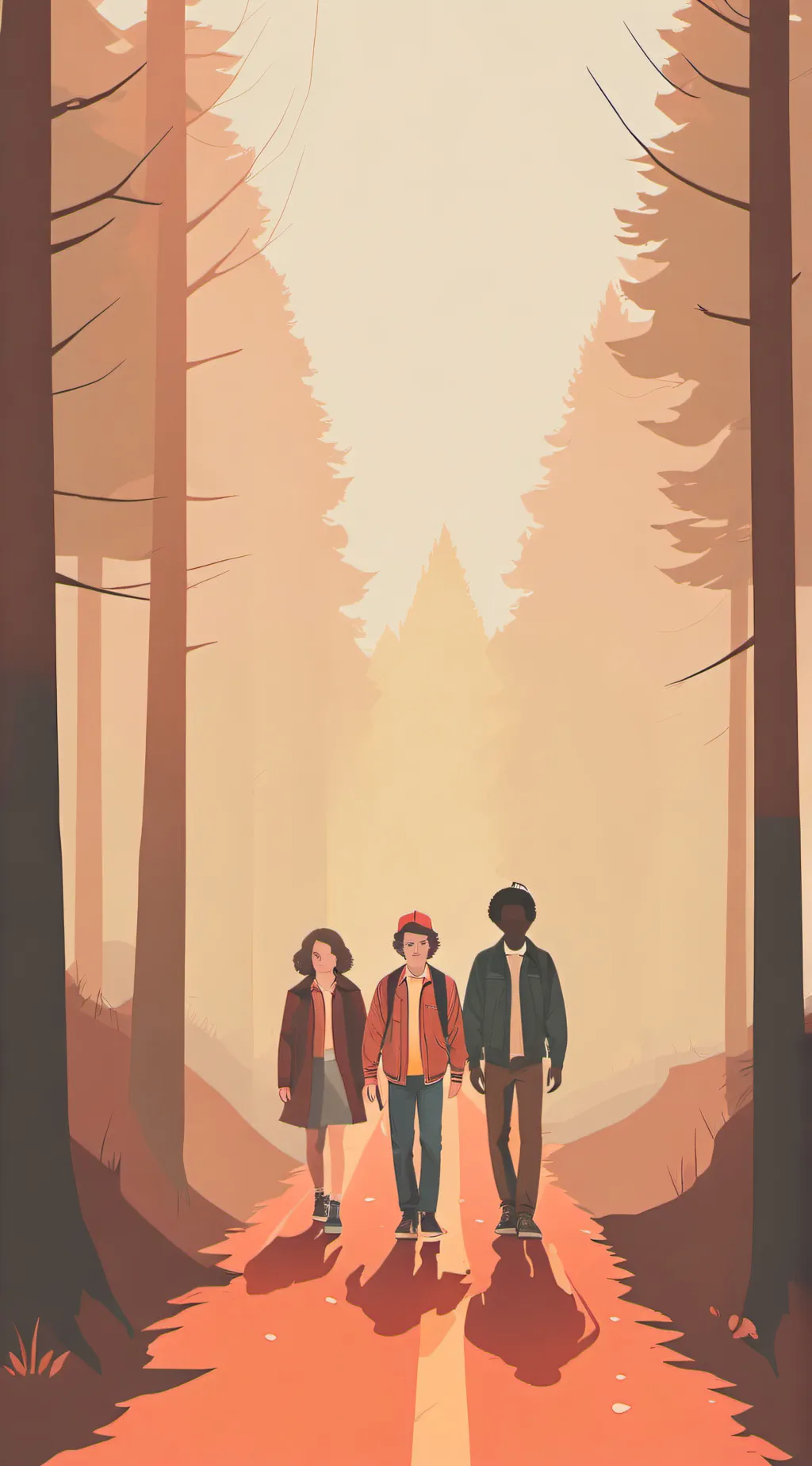 ai character: stranger things  background
