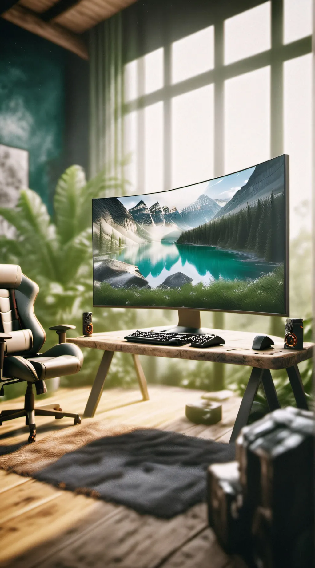 ai character: the home background