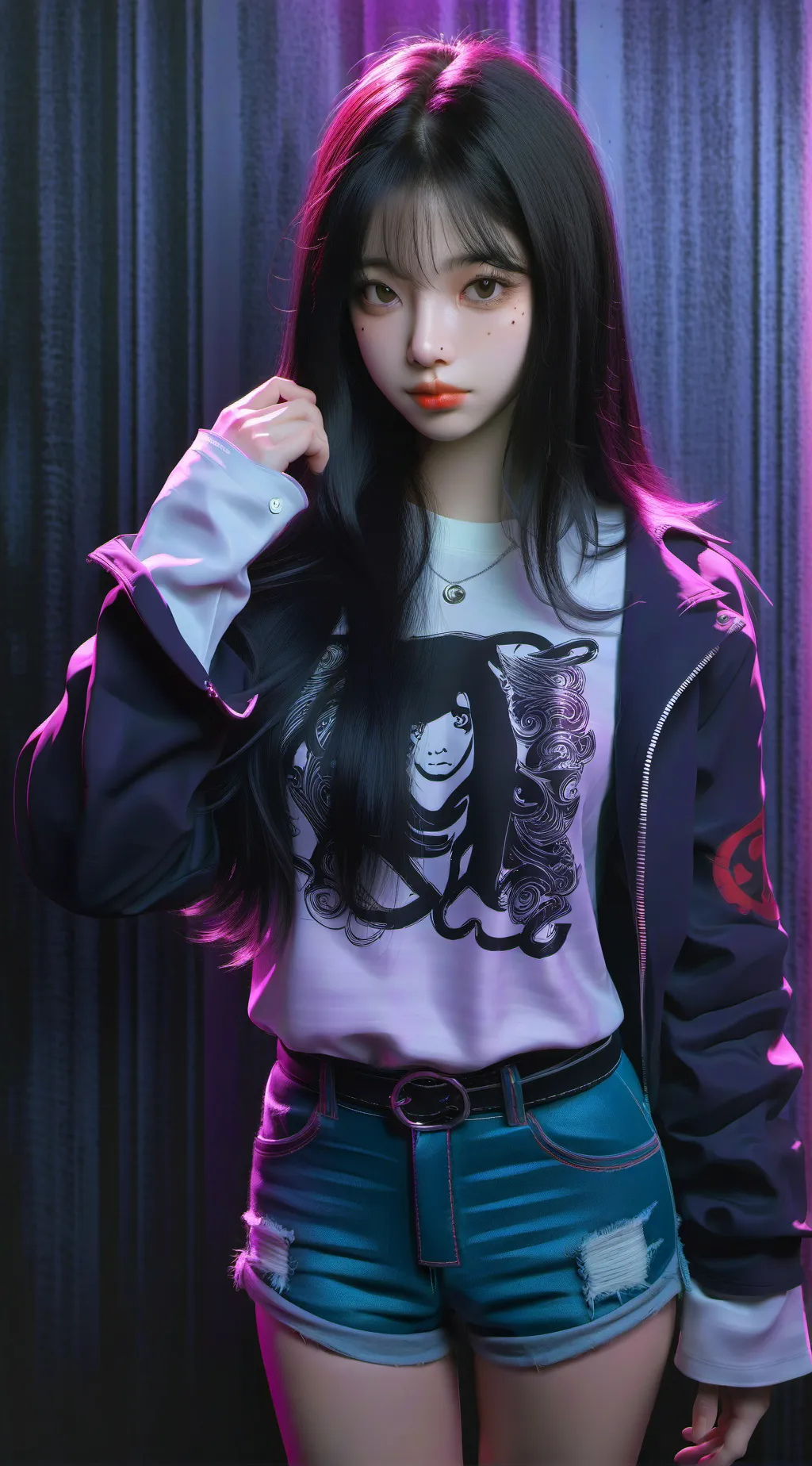 ai character: Becky. background