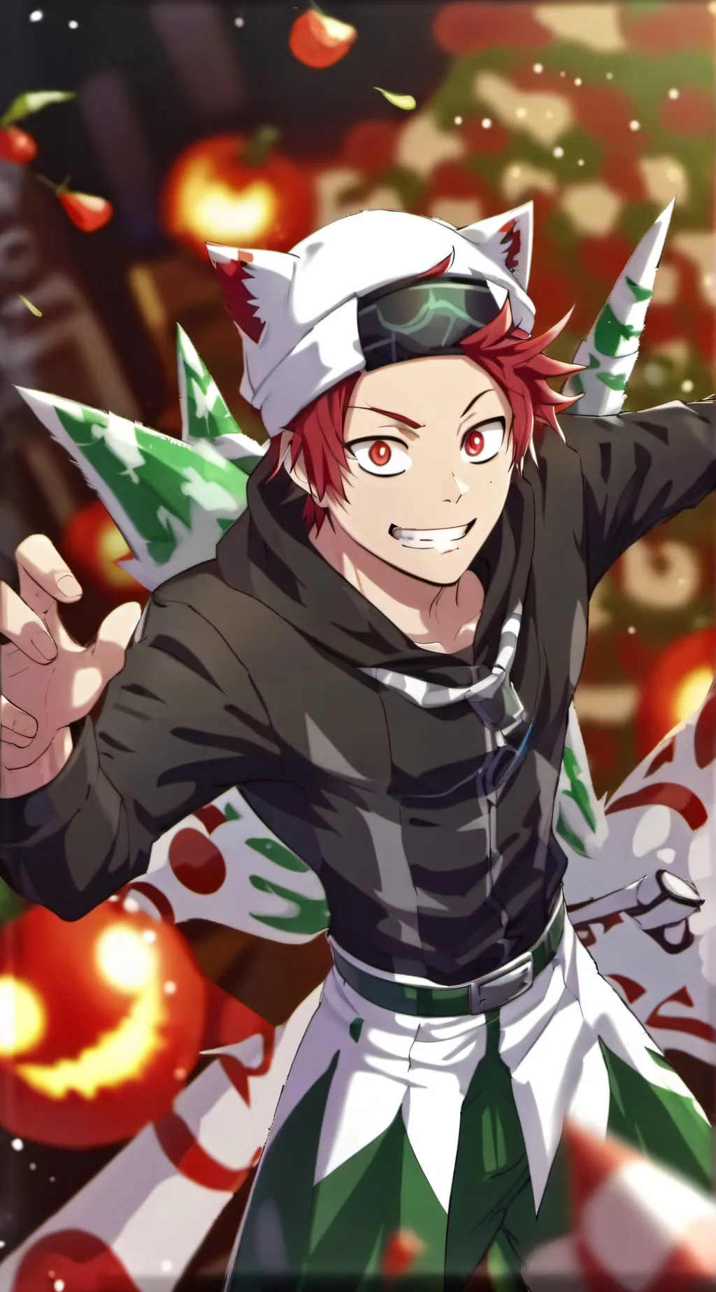 ai character: Eijiro Kirishima  background