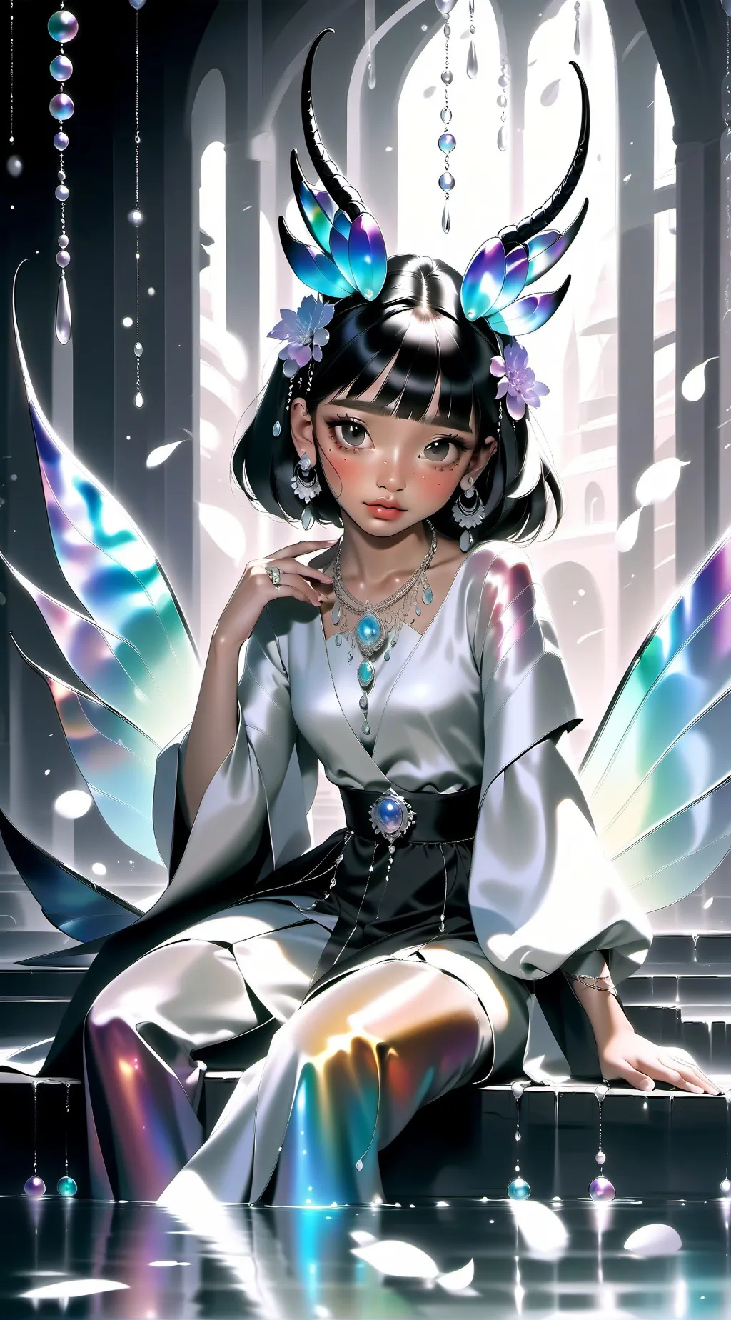 ai character: Emerald  background