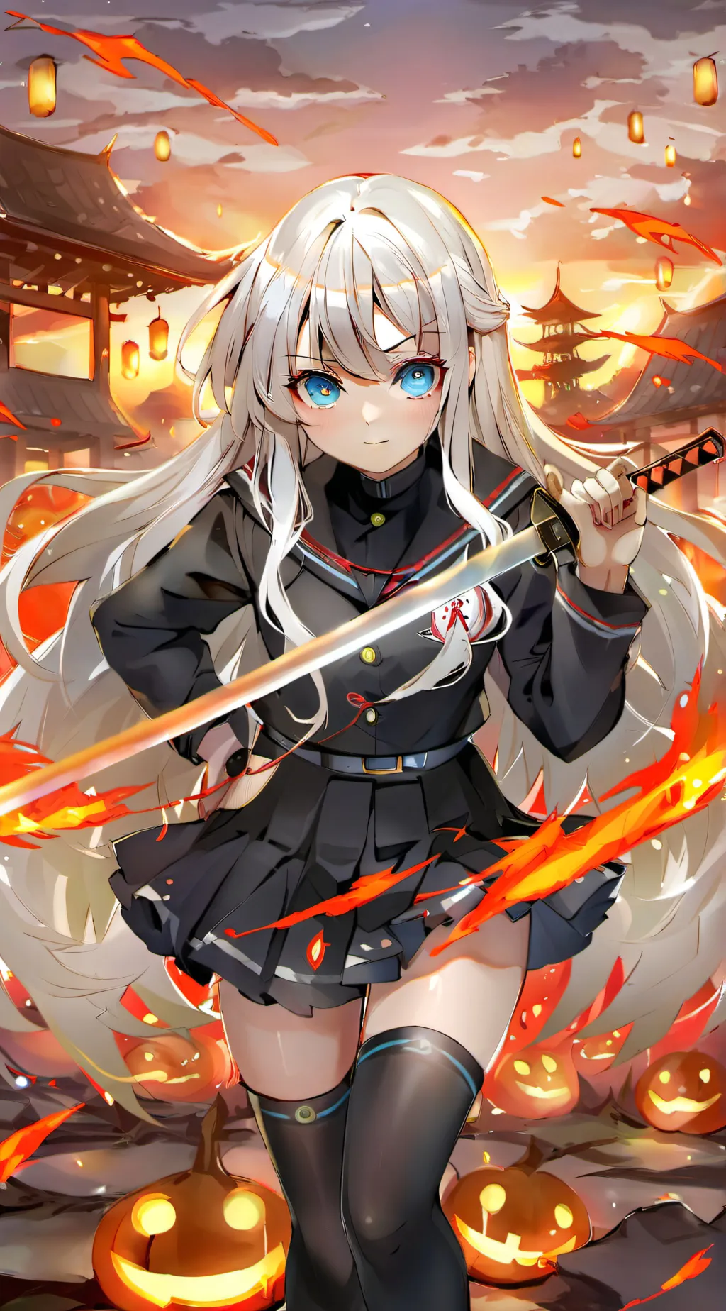 ai character: Kny episode 8 background