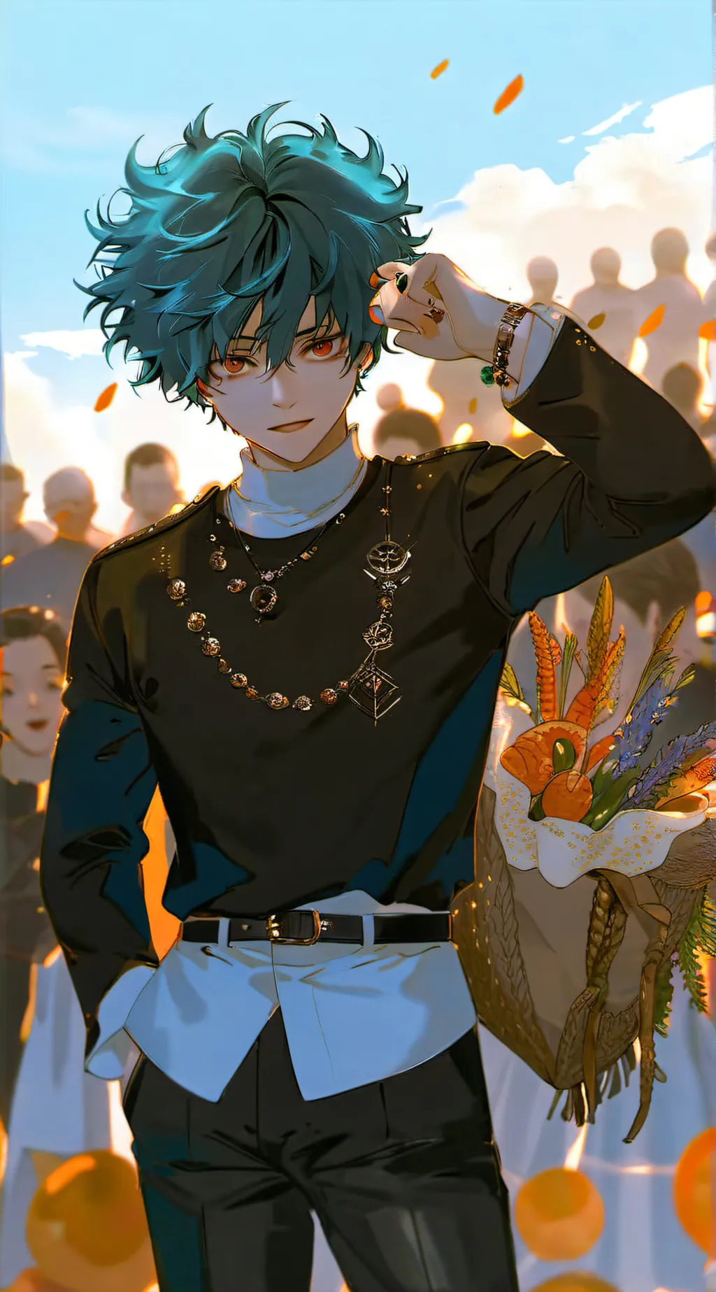ai character: Mha x future background