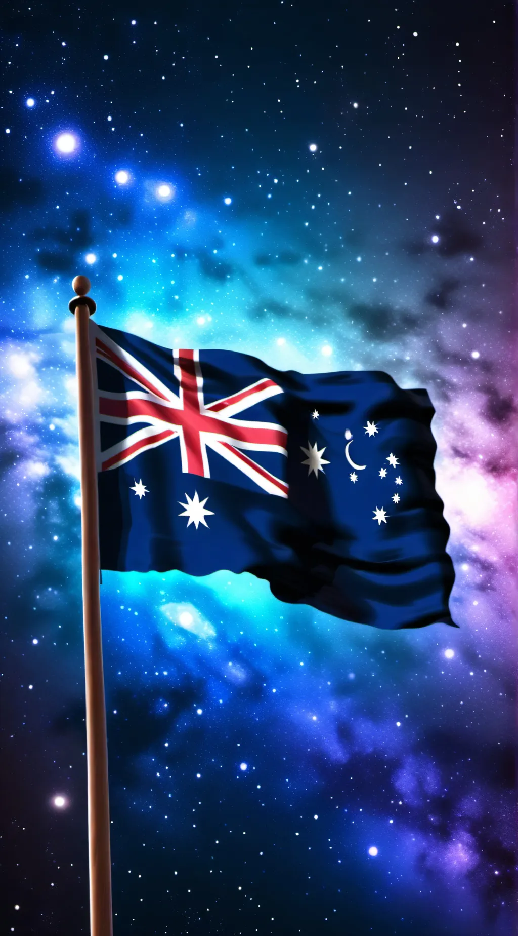 ai character: Australia  background