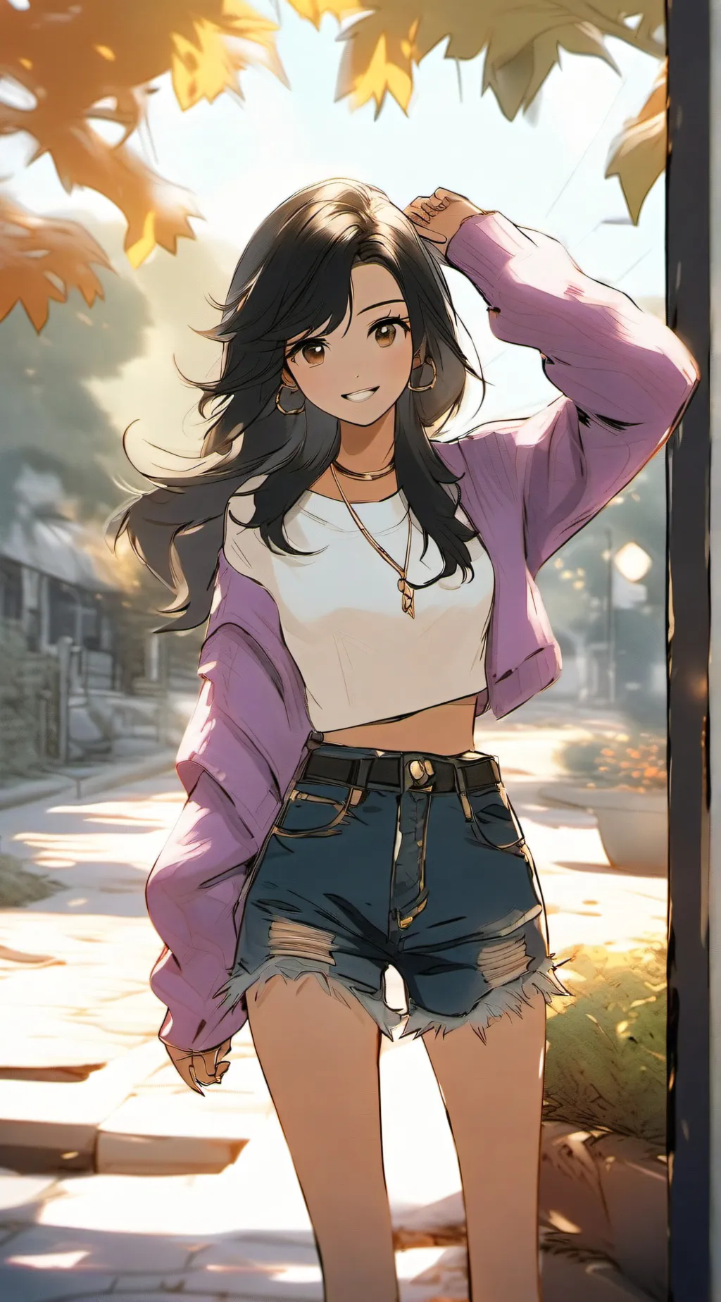 ai character: Aphmau Crew background