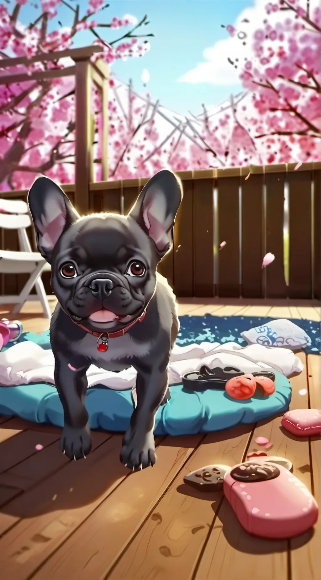 ai character: Skittles  background