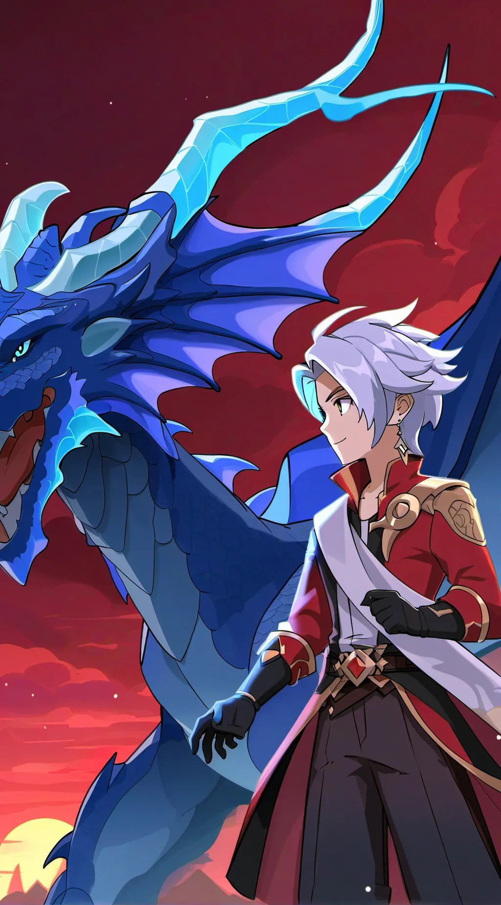 ai character: Dragon Prince background