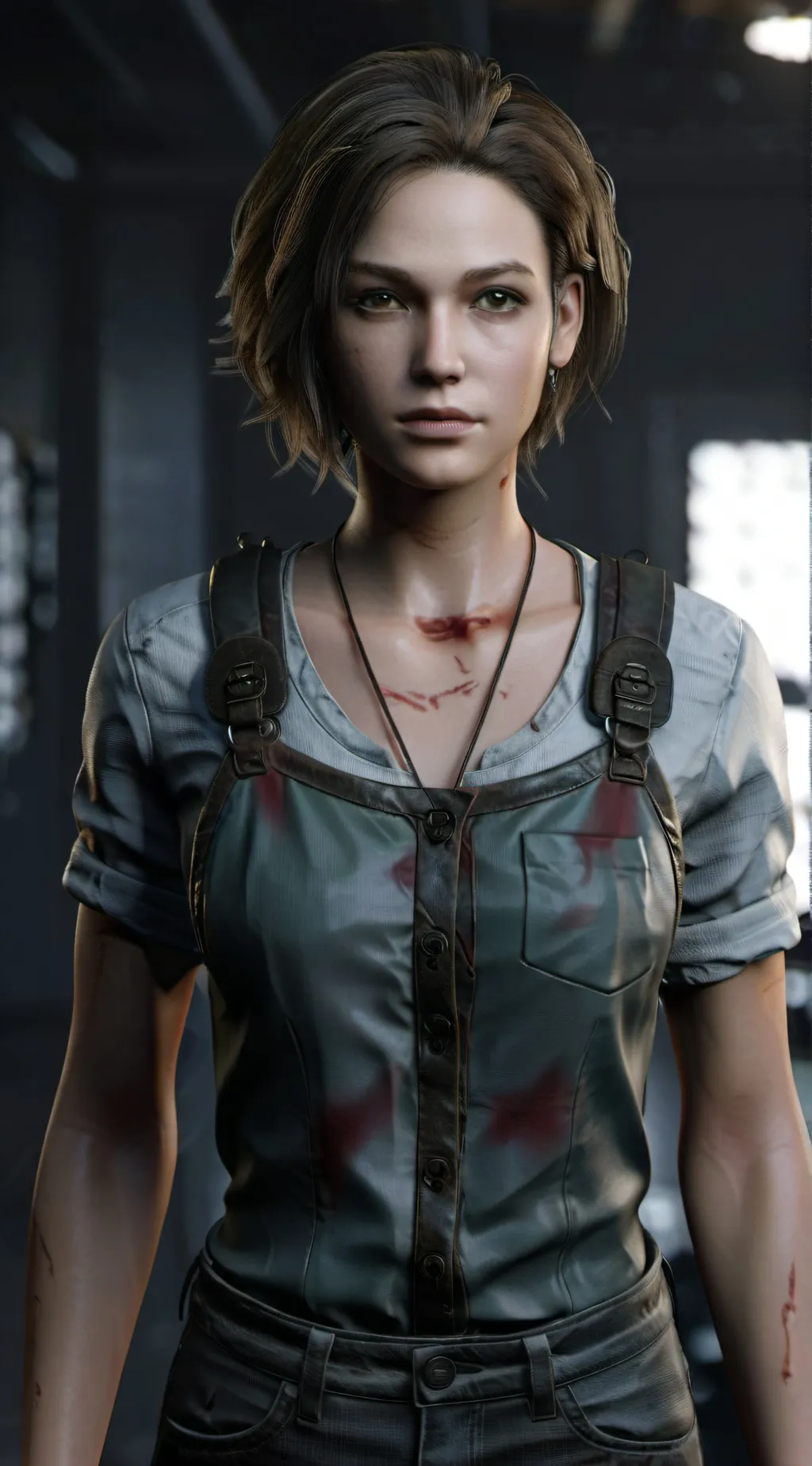 ai character: Jill vaintin  background