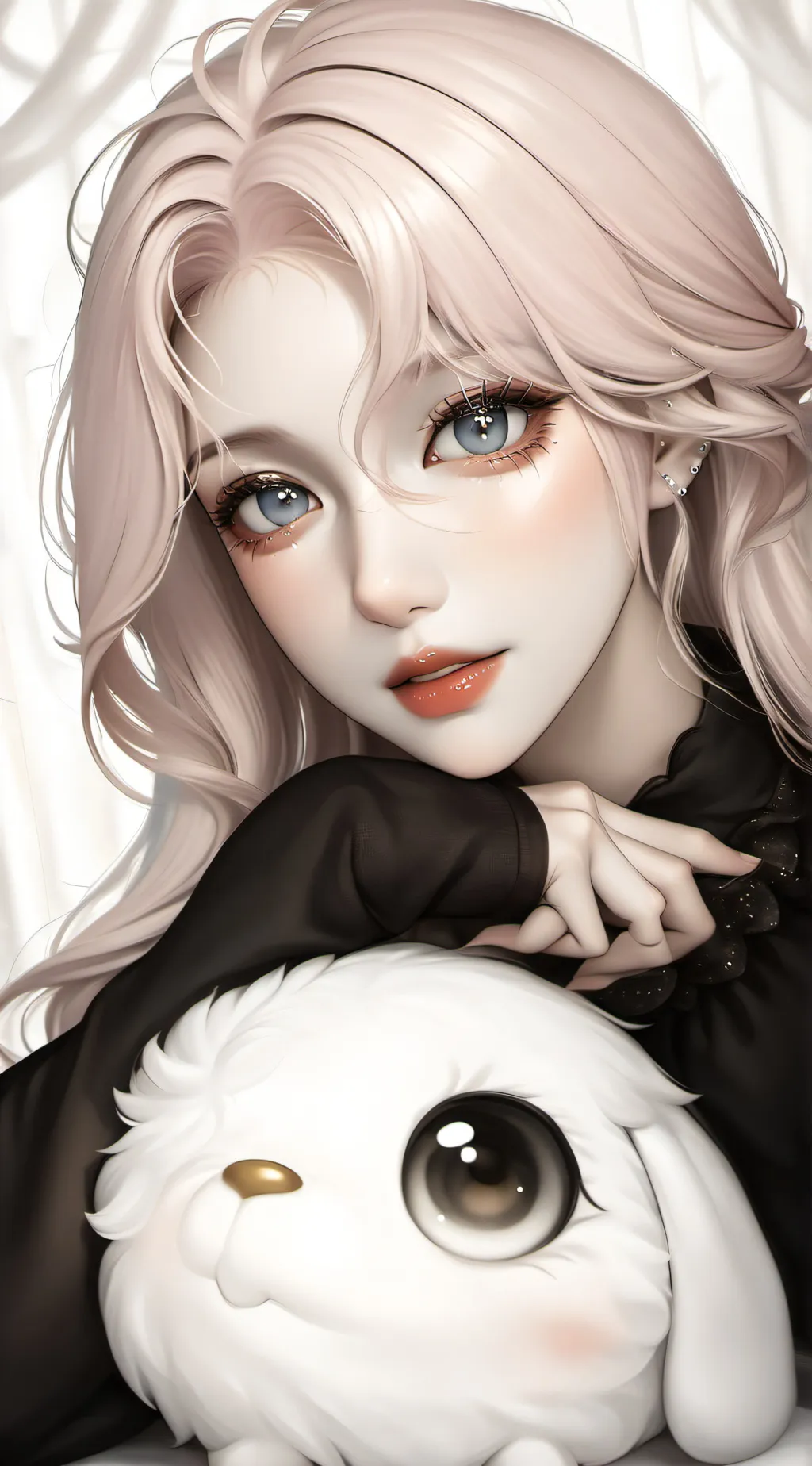 ai character: Rose background