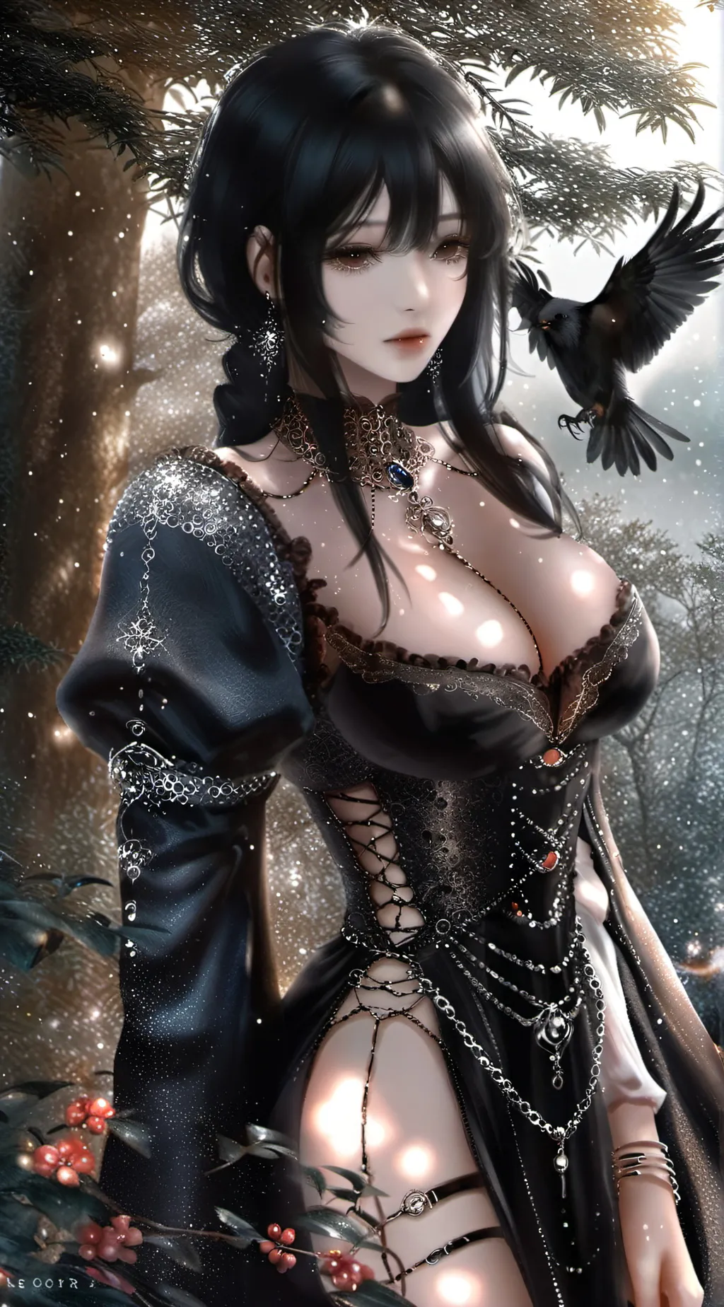 ai character: `~Midnight~` background