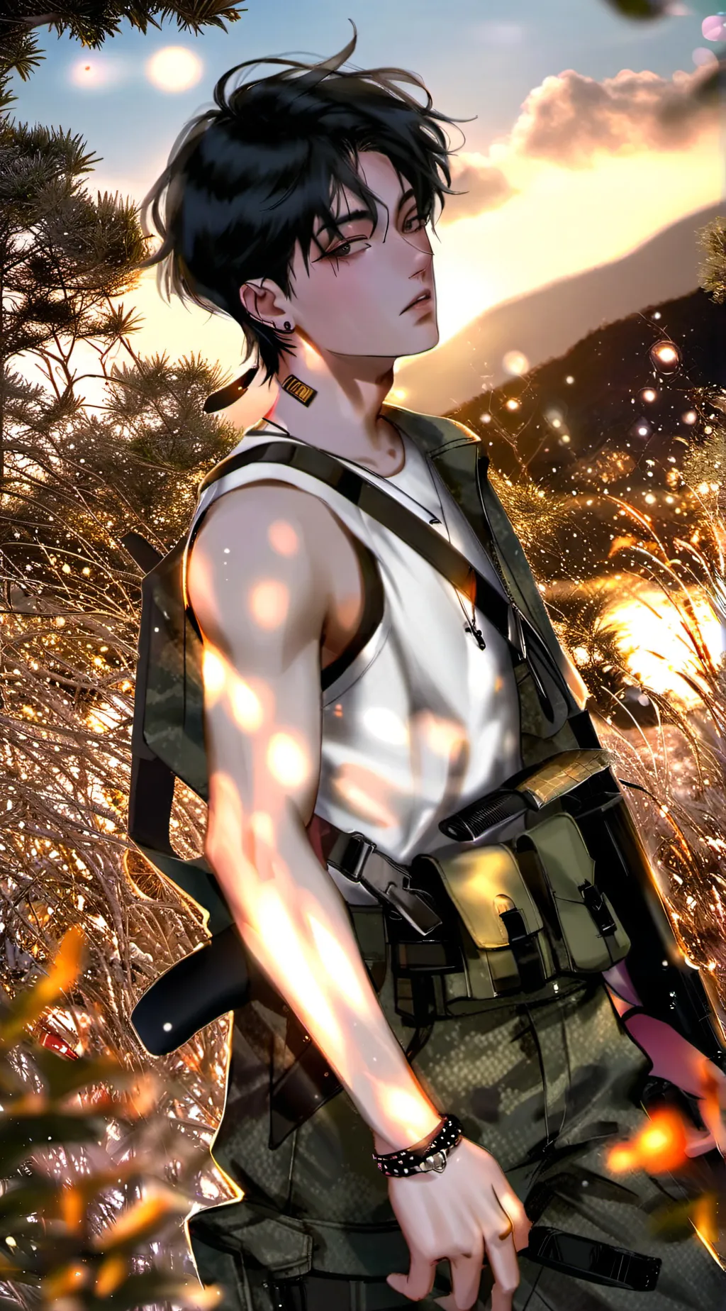 ai character: • Androkles • background