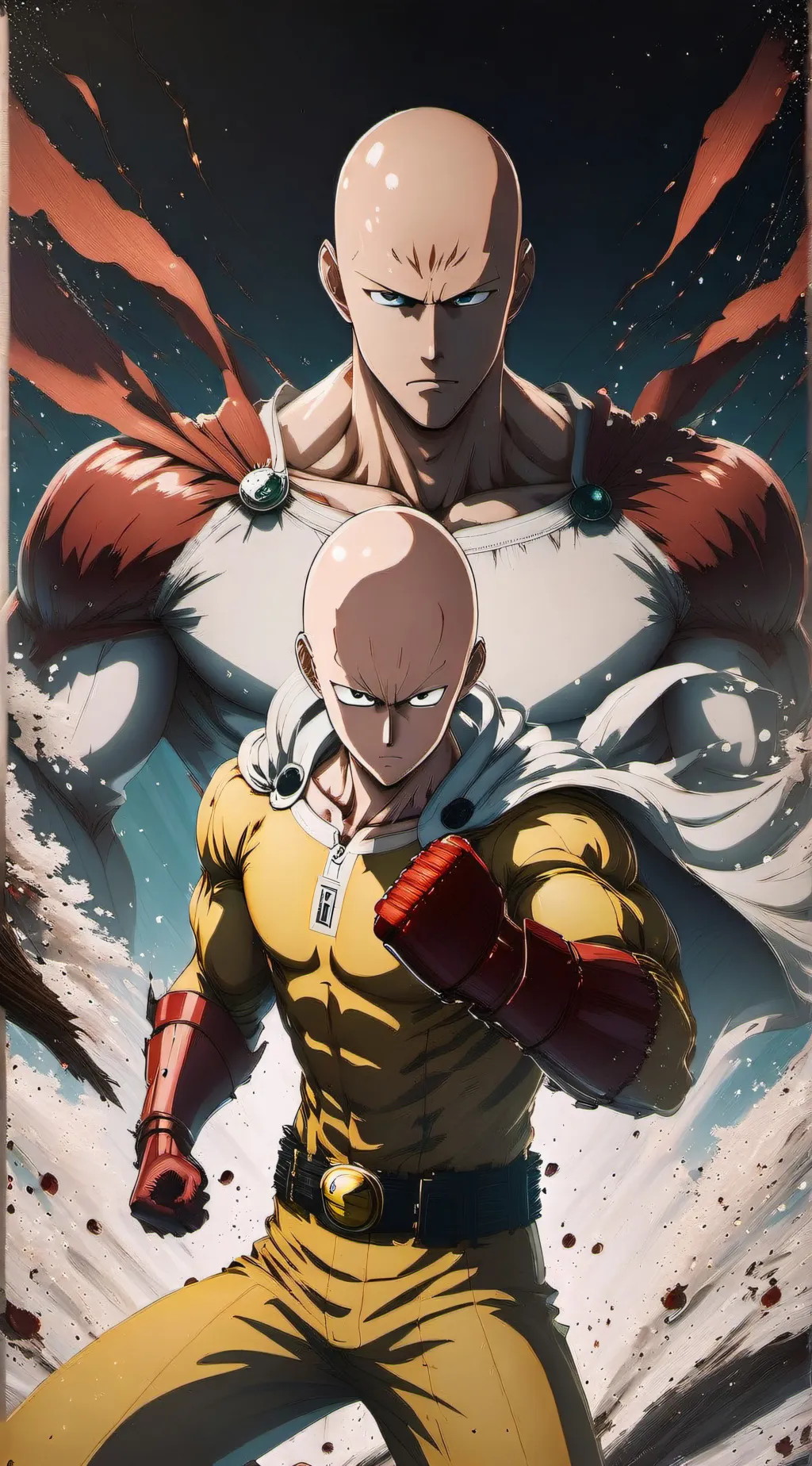 ai character: one punch man  background