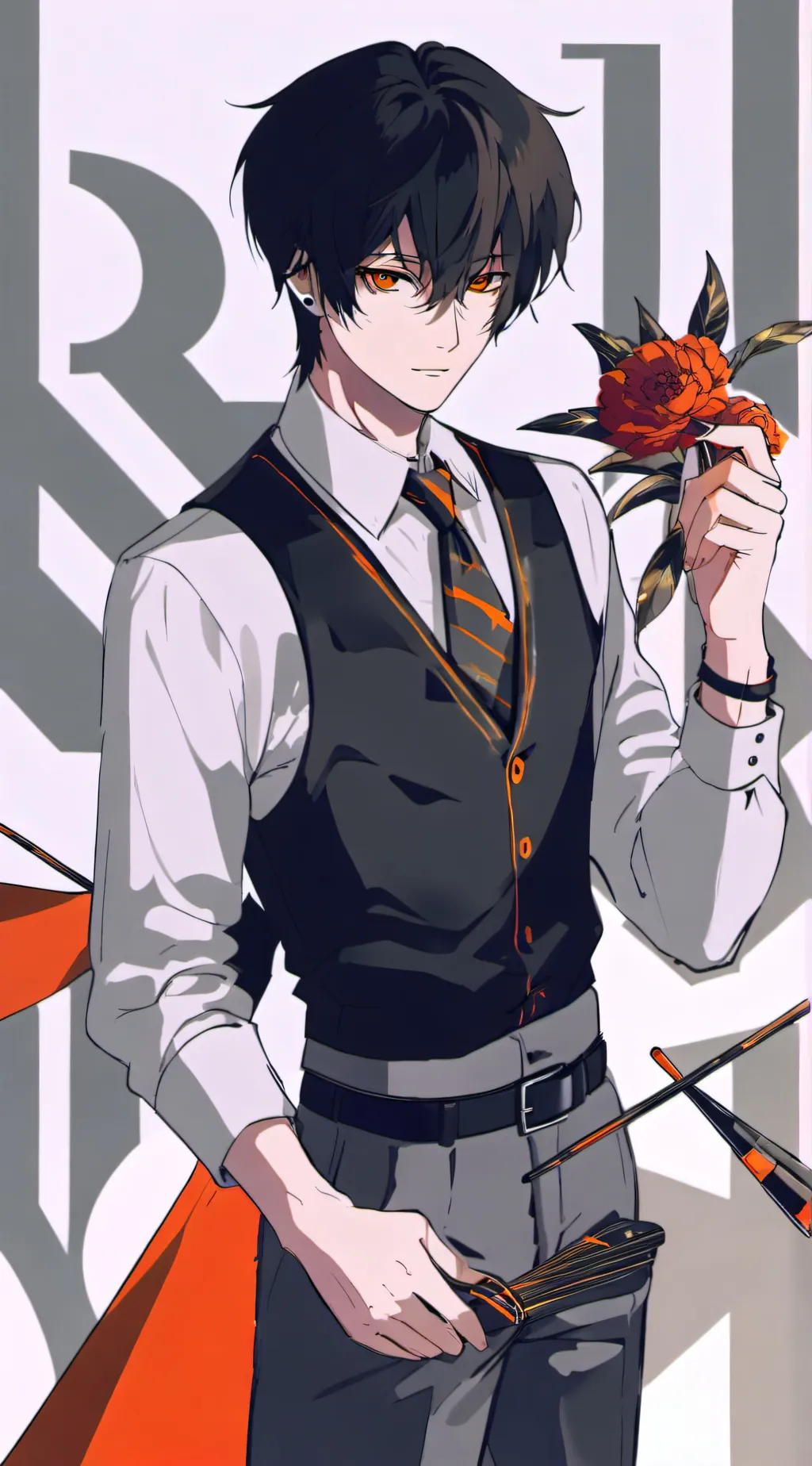 ai character: Hoshi isamu background