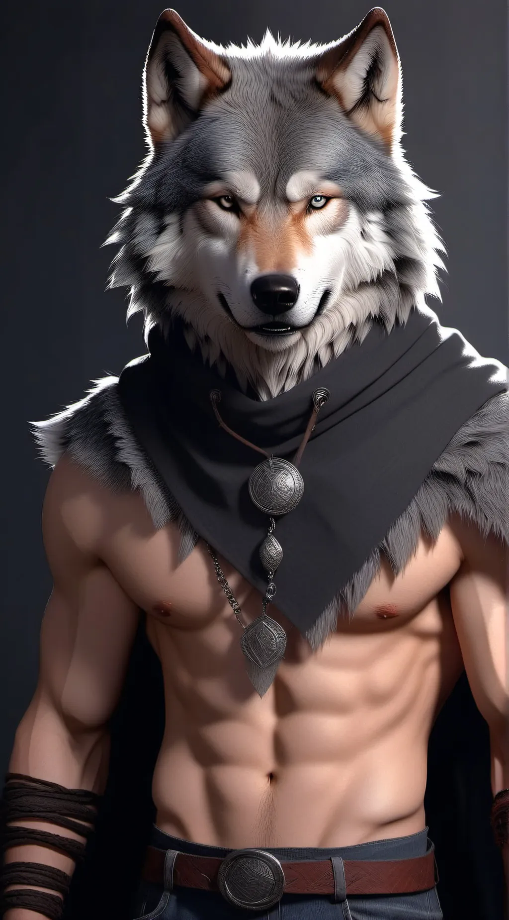 ai character: CRINGE ALPHA DUDE background