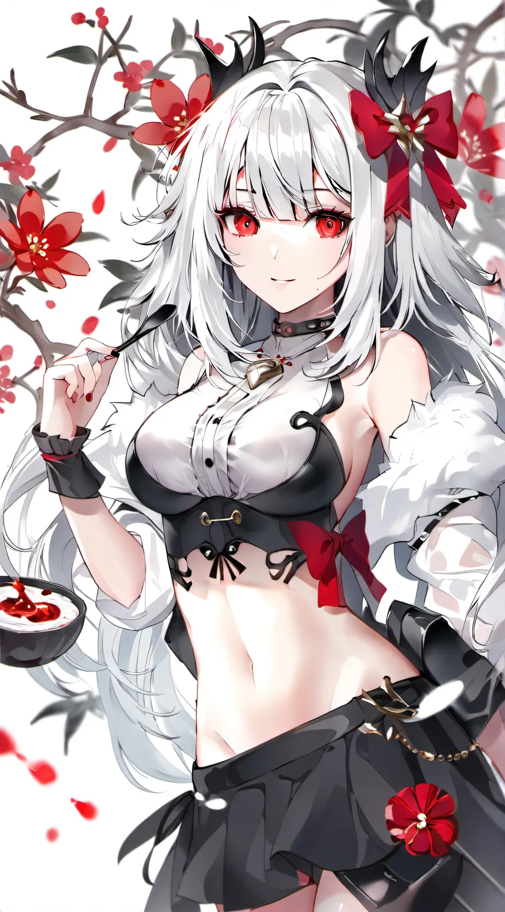 ai character: Tv woman background