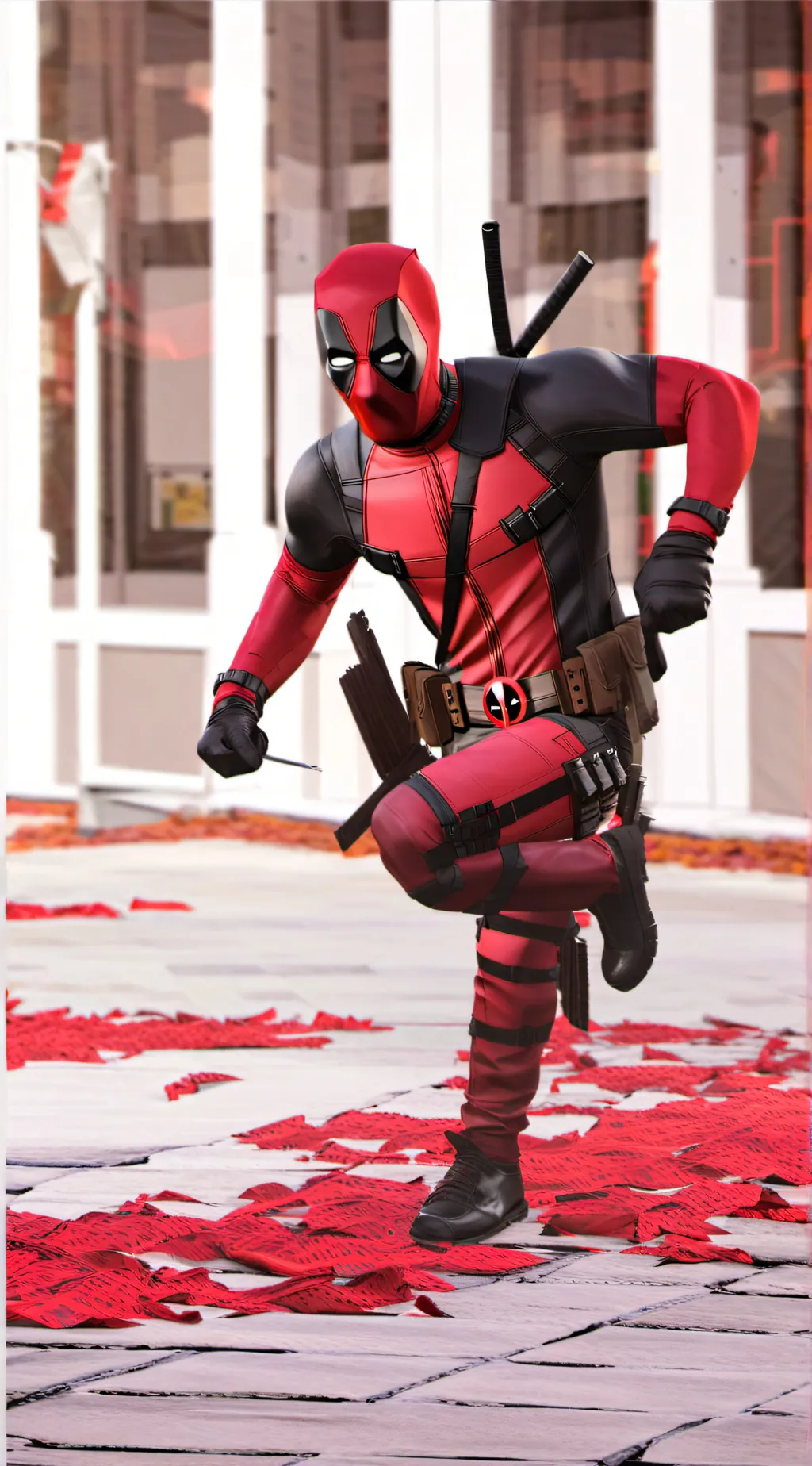 ai character: Deadpool  background