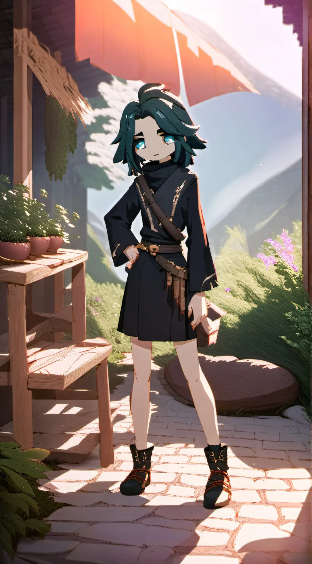 ai character: Emi:3 background