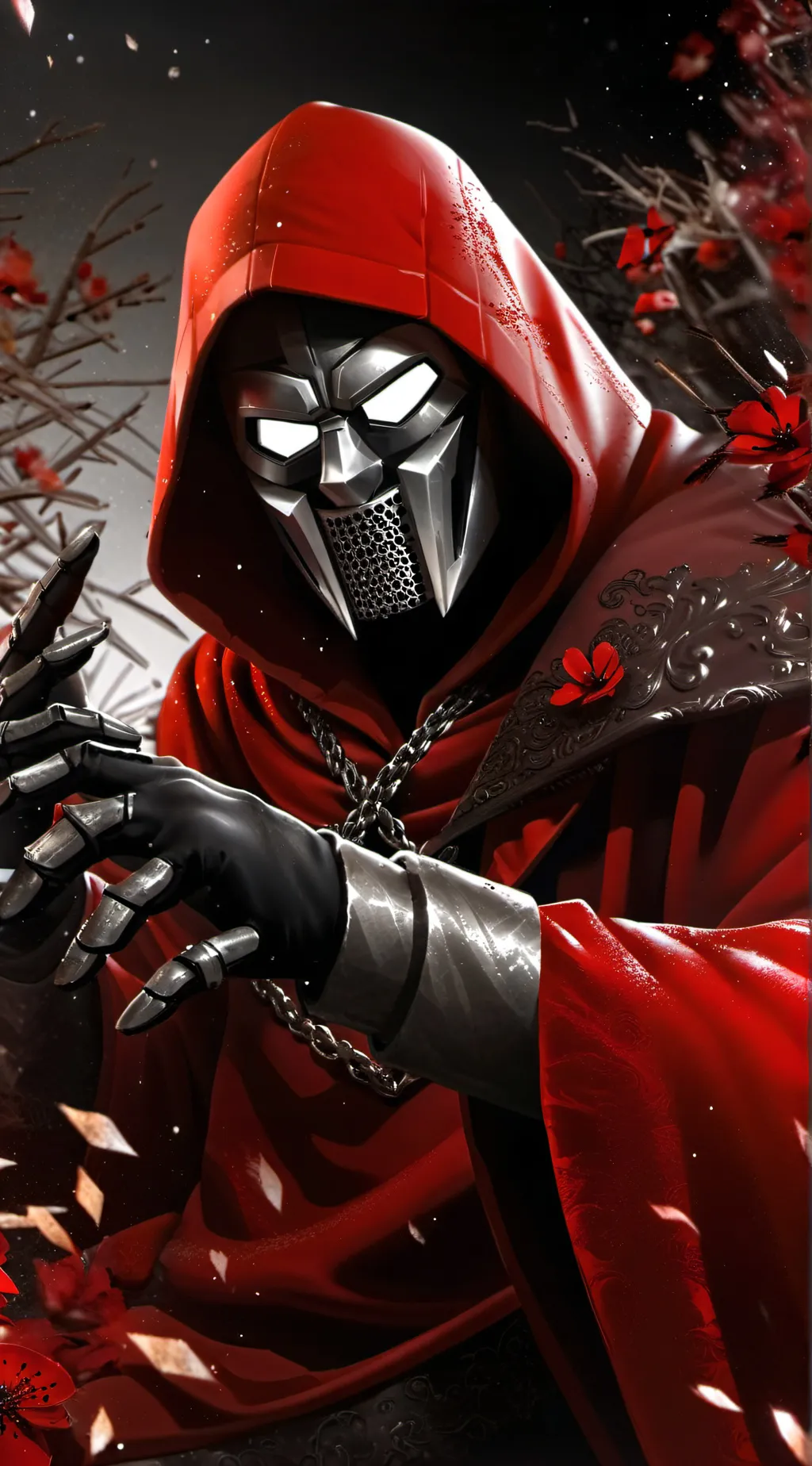 ai character: MF DOOM background