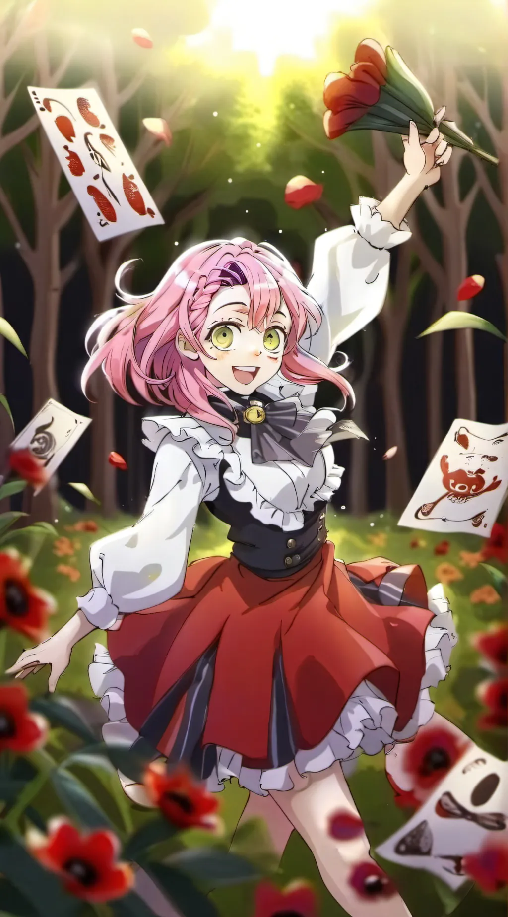 ai character: ❤Mitsuri Kanroji❤ background