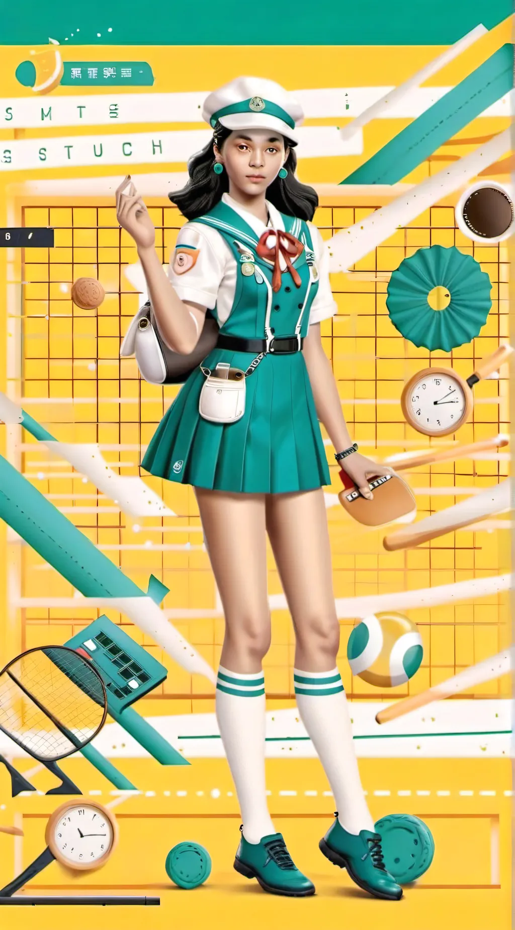 ai character: 💚Girl Scout💚 background