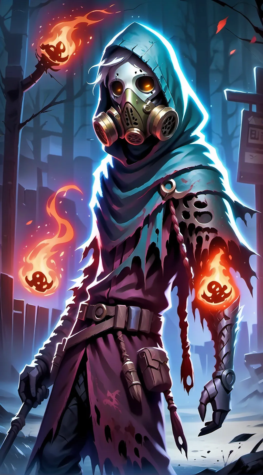ai character: Zombie Apocalypse. background