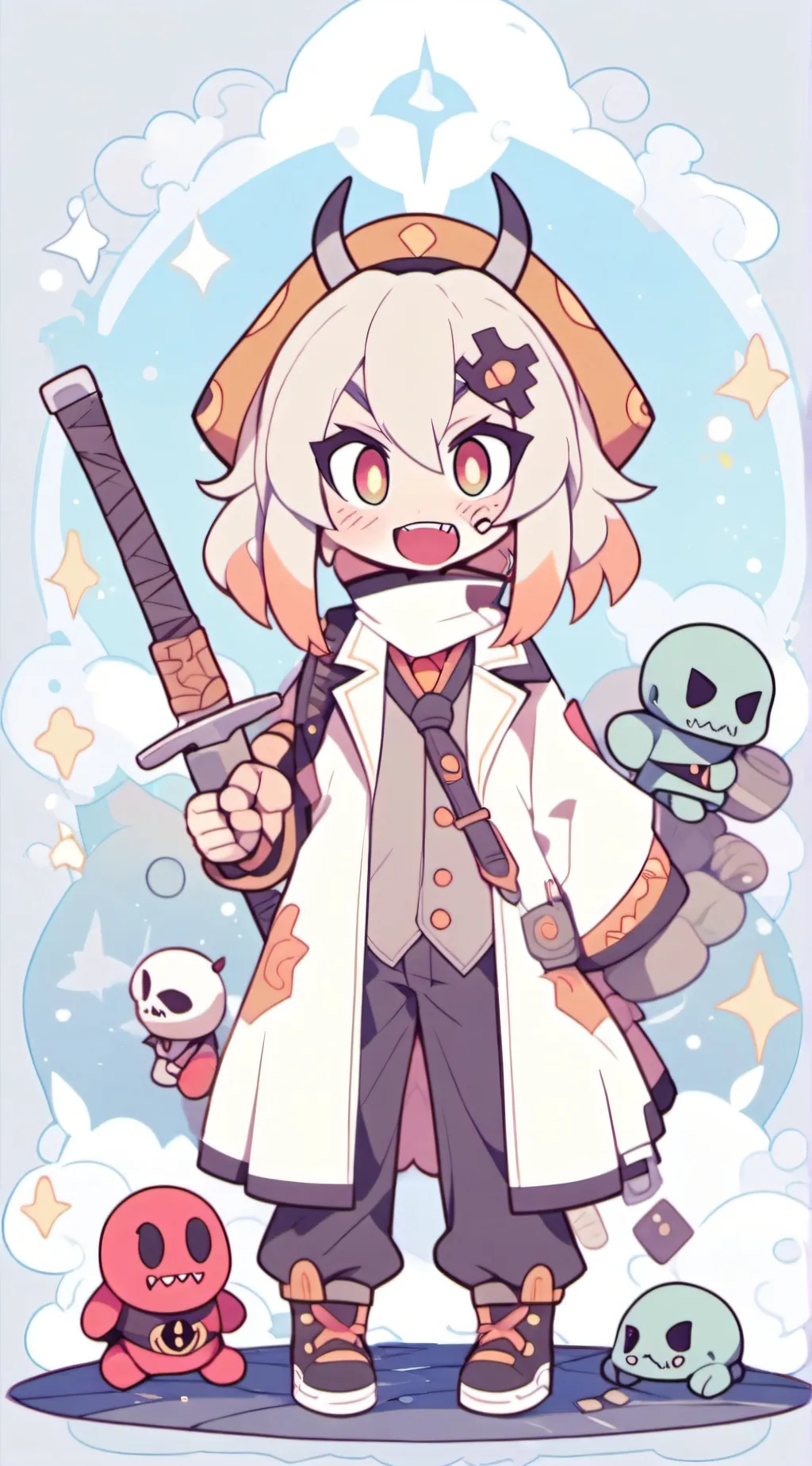 ai character: HH fight  background