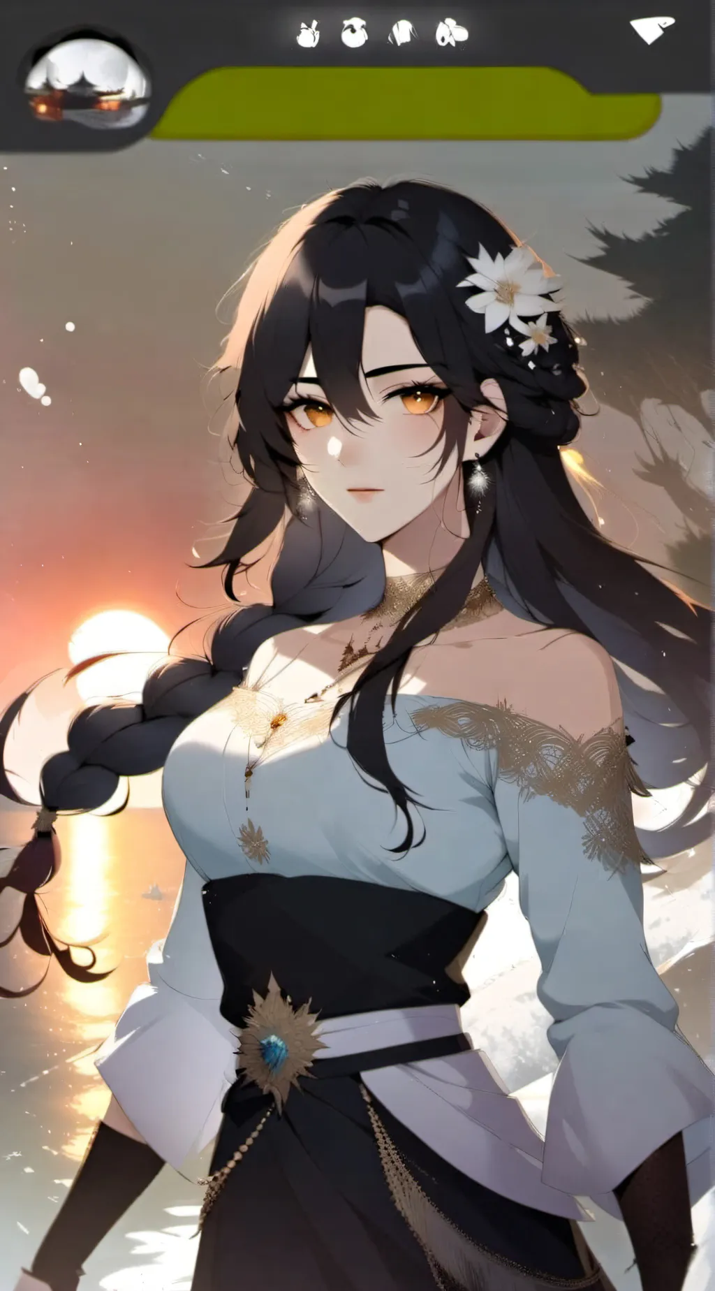 ai character: Aria background
