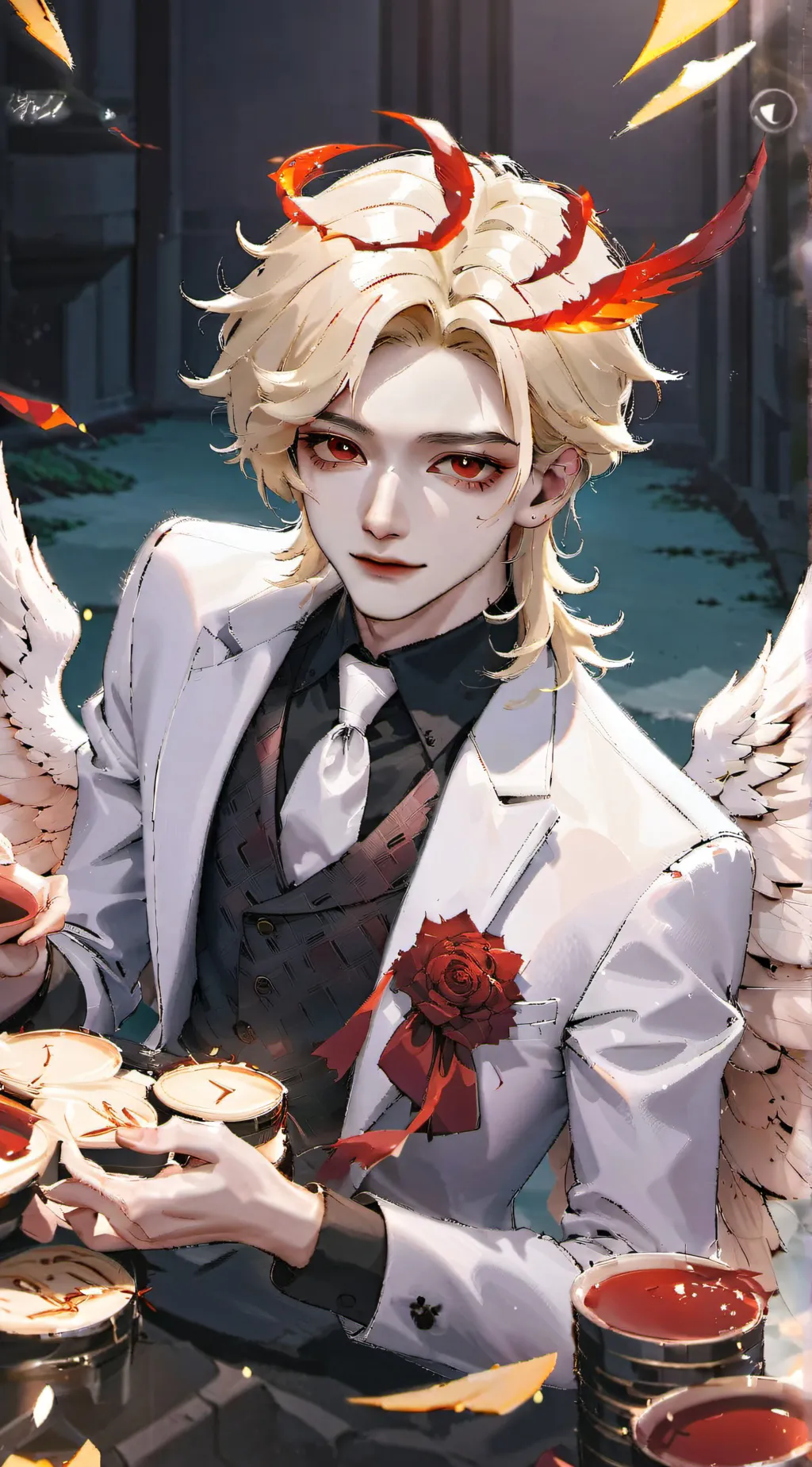 ai character: Lucifer background
