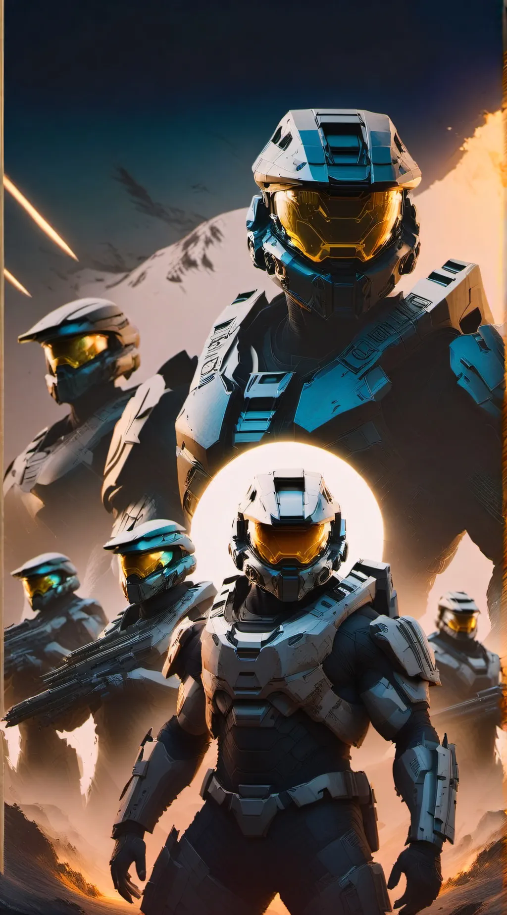 ai character: Noble Team background