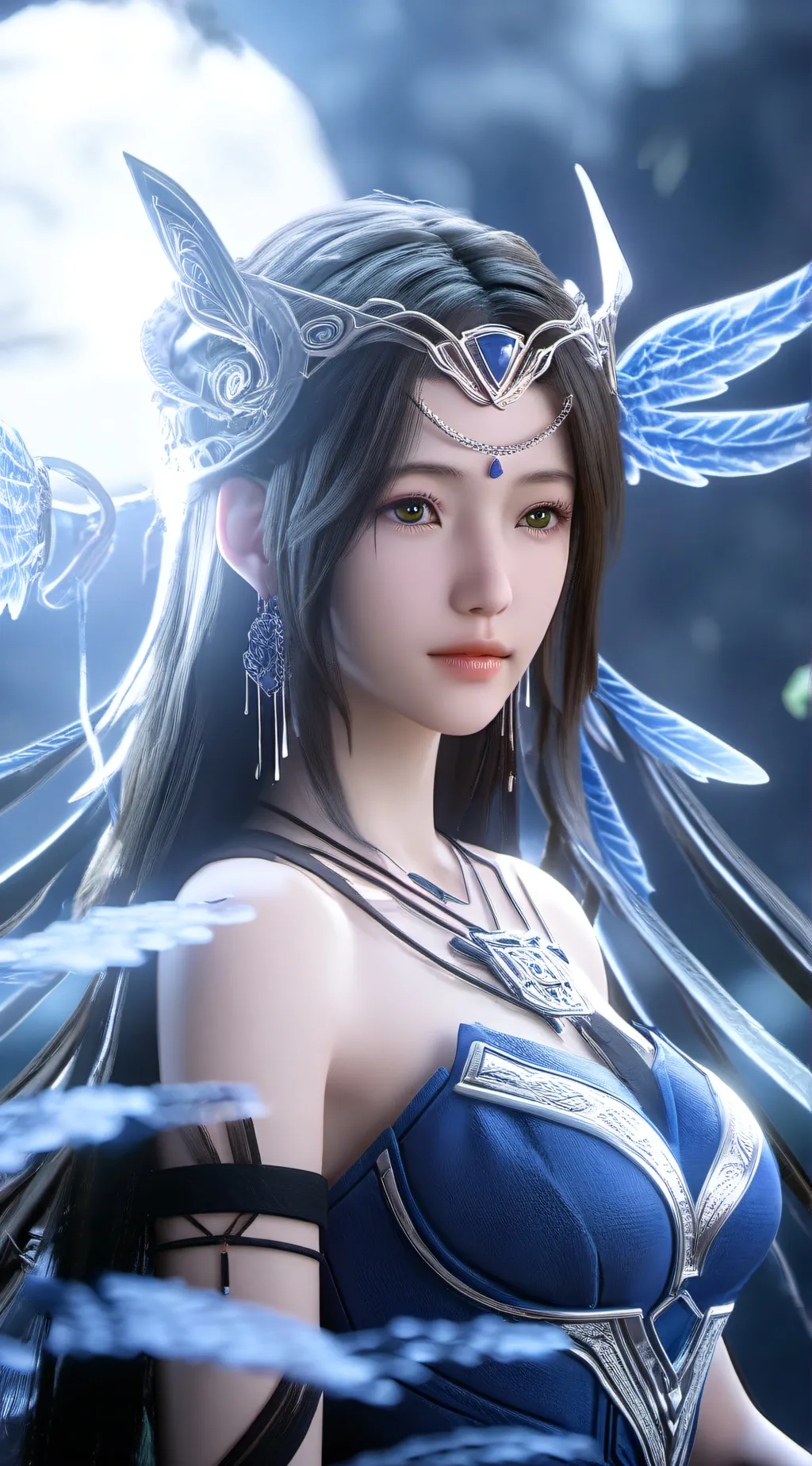 ai character: Elara background