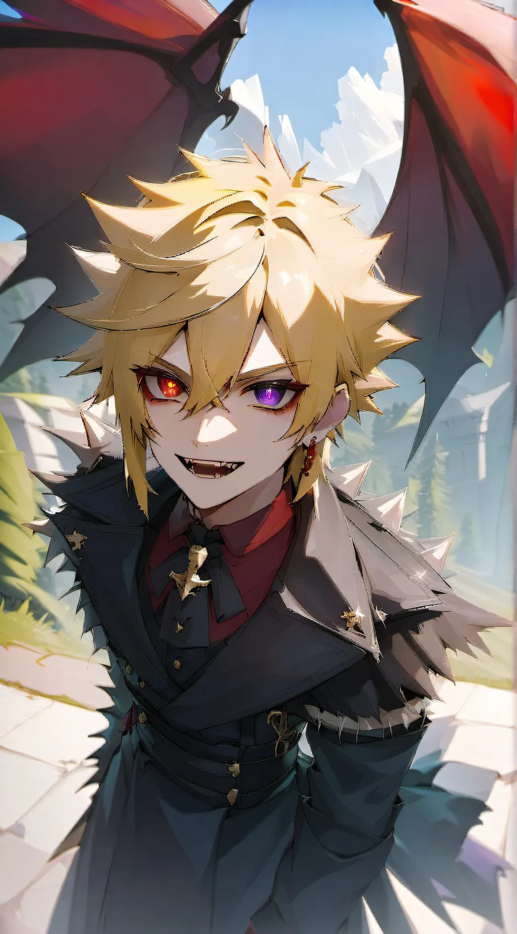 ai character: upermoons background