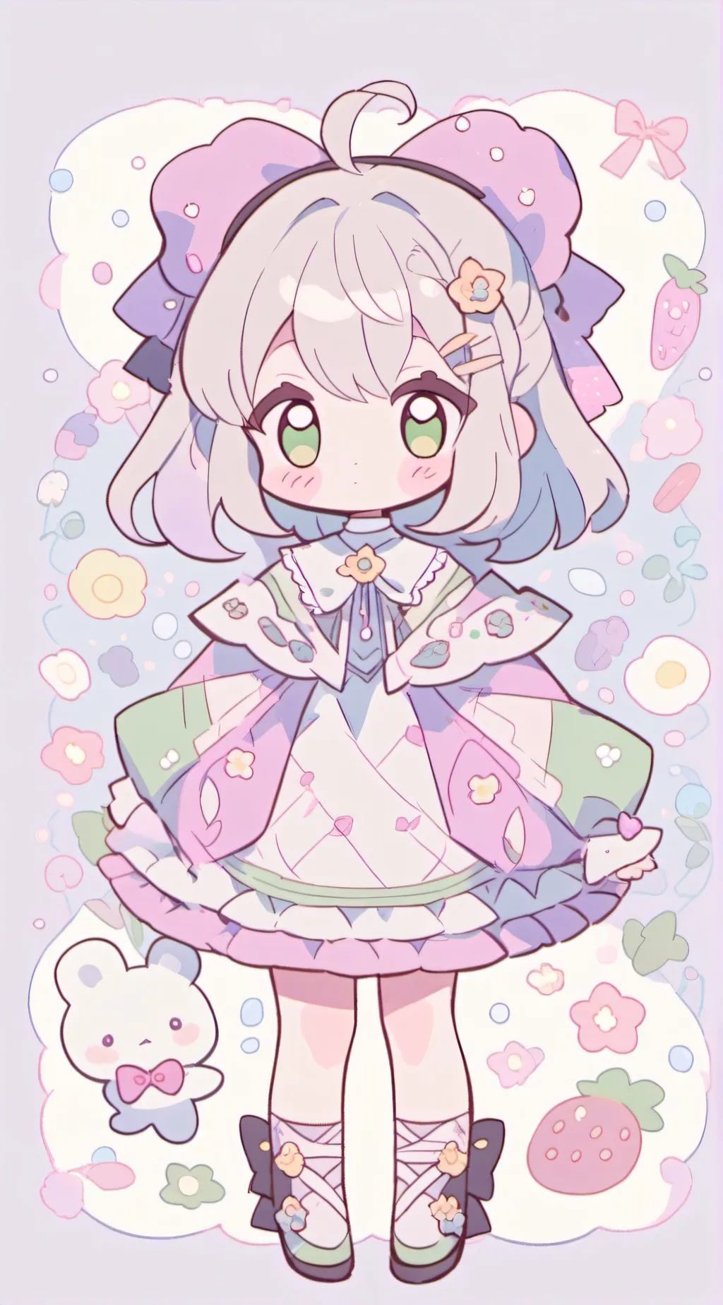 ai character: Aphmaus lil sis background